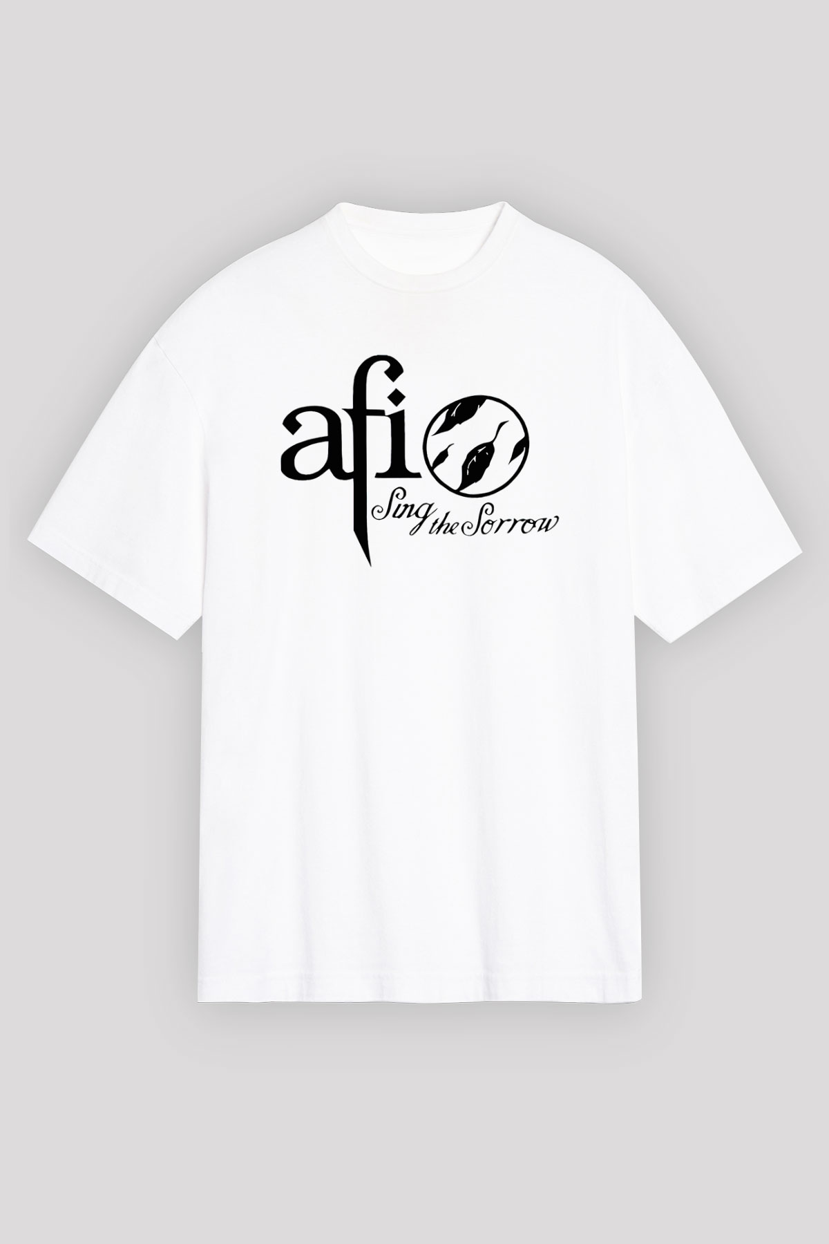  Afi Beyaz Unisex Tişört T-Shirt - TişörtFabrikası