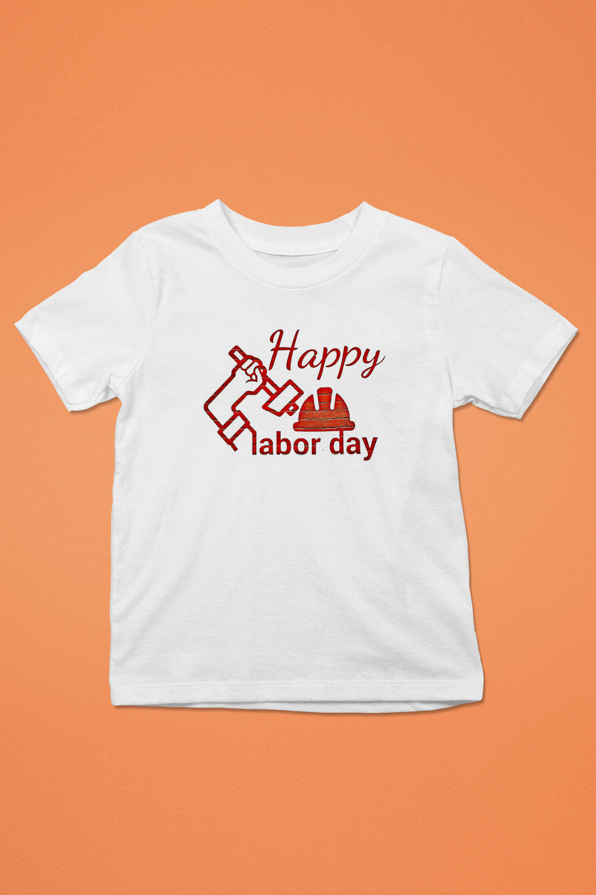 1 Mayıs Baskılı Beyaz Unisex Beyaz Çocuk Tişört - Tshirt
