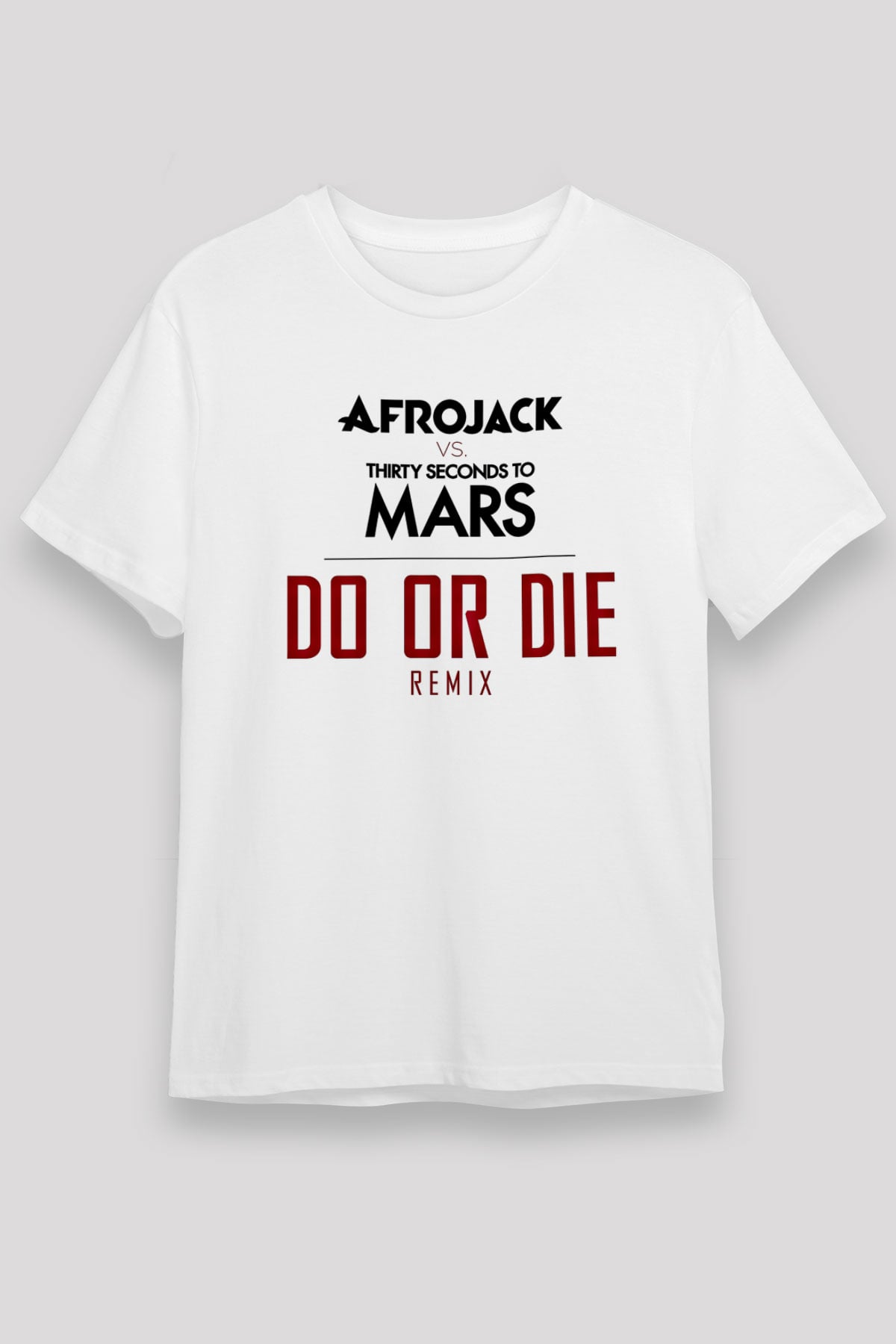 30 Seconds To Mars Baskılı Unisex Beyaz Tişört