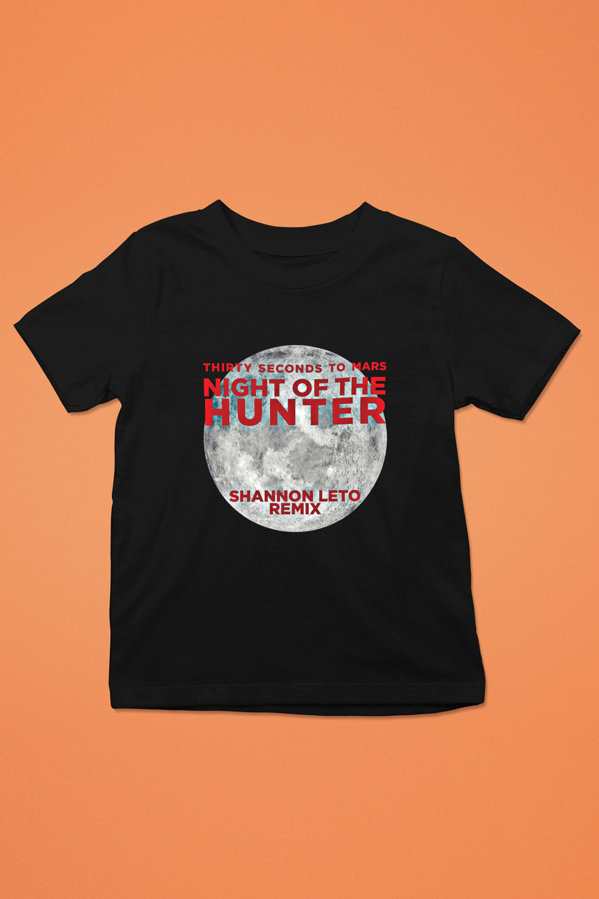 30 Seconds To Mars Baskılı Unisex Siyah Çocuk Tişört