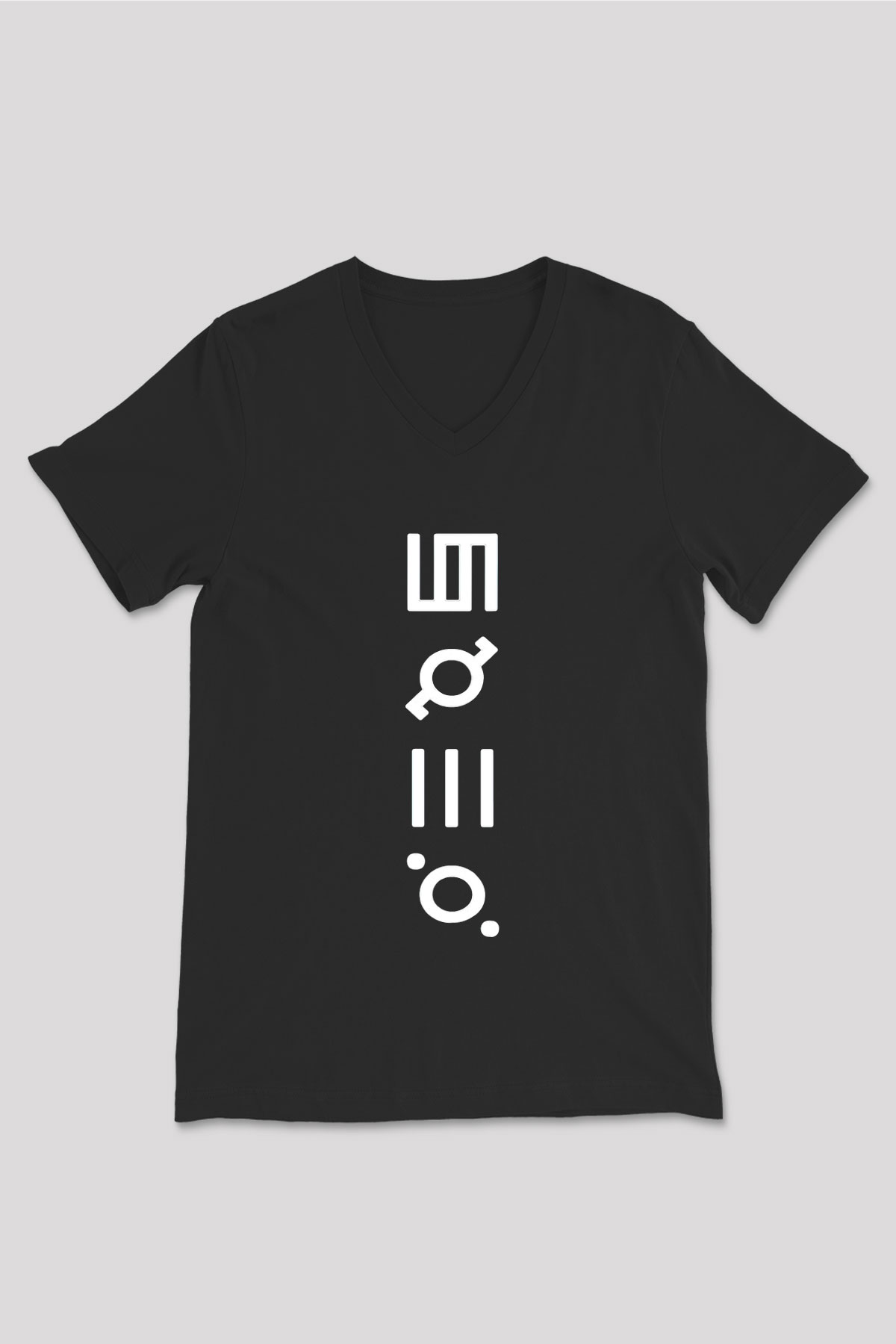 30 Seconds To Mars Siyah Unisex V Yaka Tişört T-Shirt