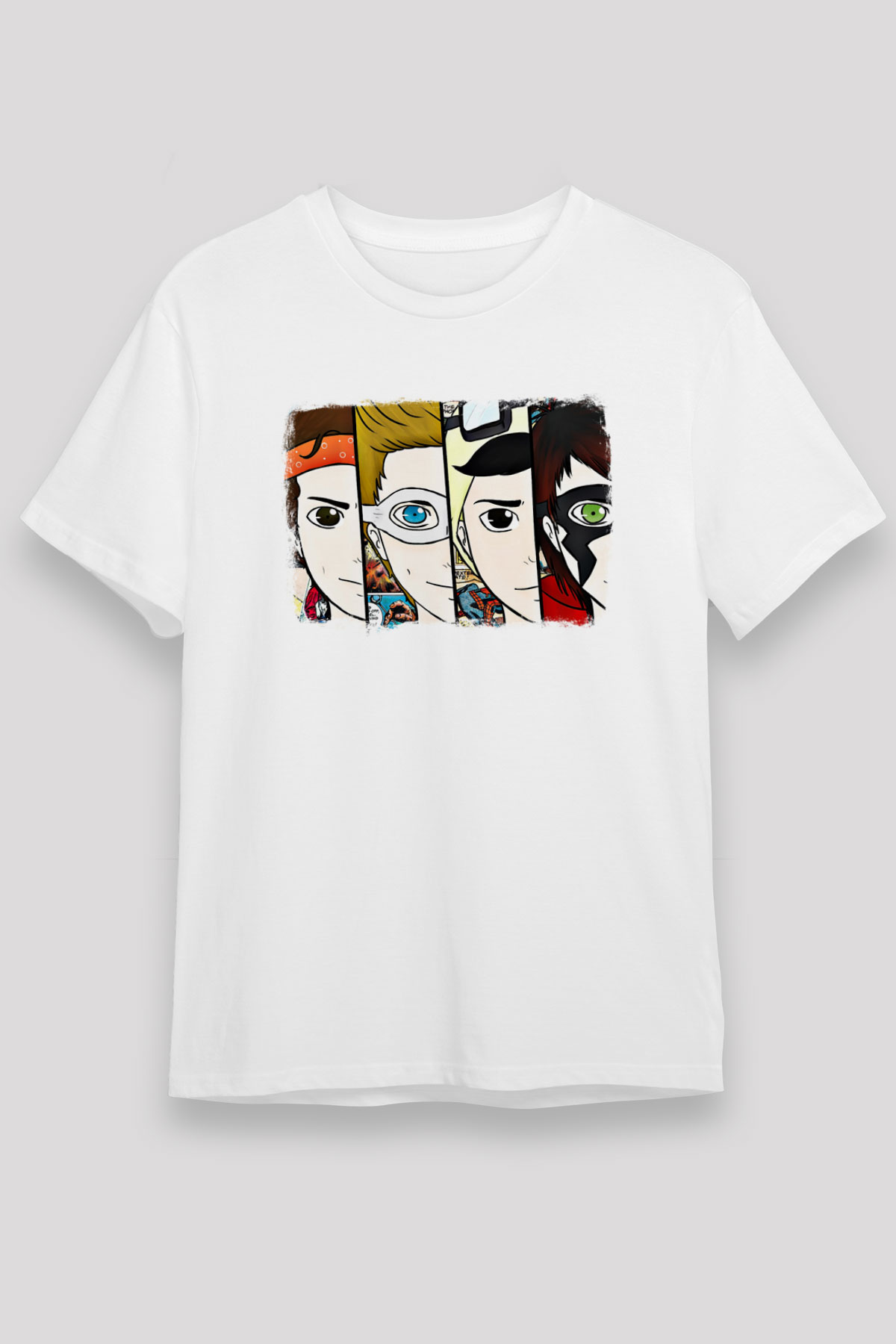 5 Seconds Of Summer Baskılı Unisex Beyaz Tişört