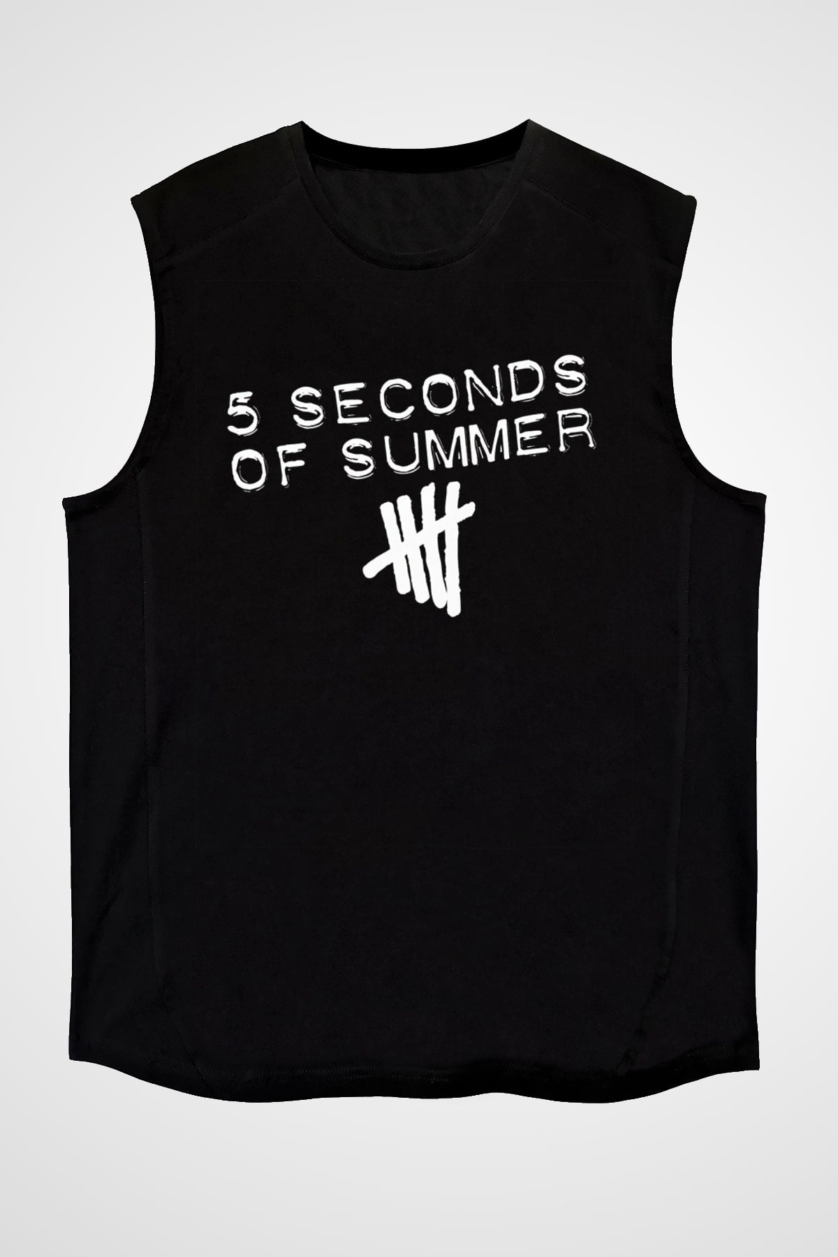 5 Seconds Of Summer Siyah Unisex Kolsuz Tişört