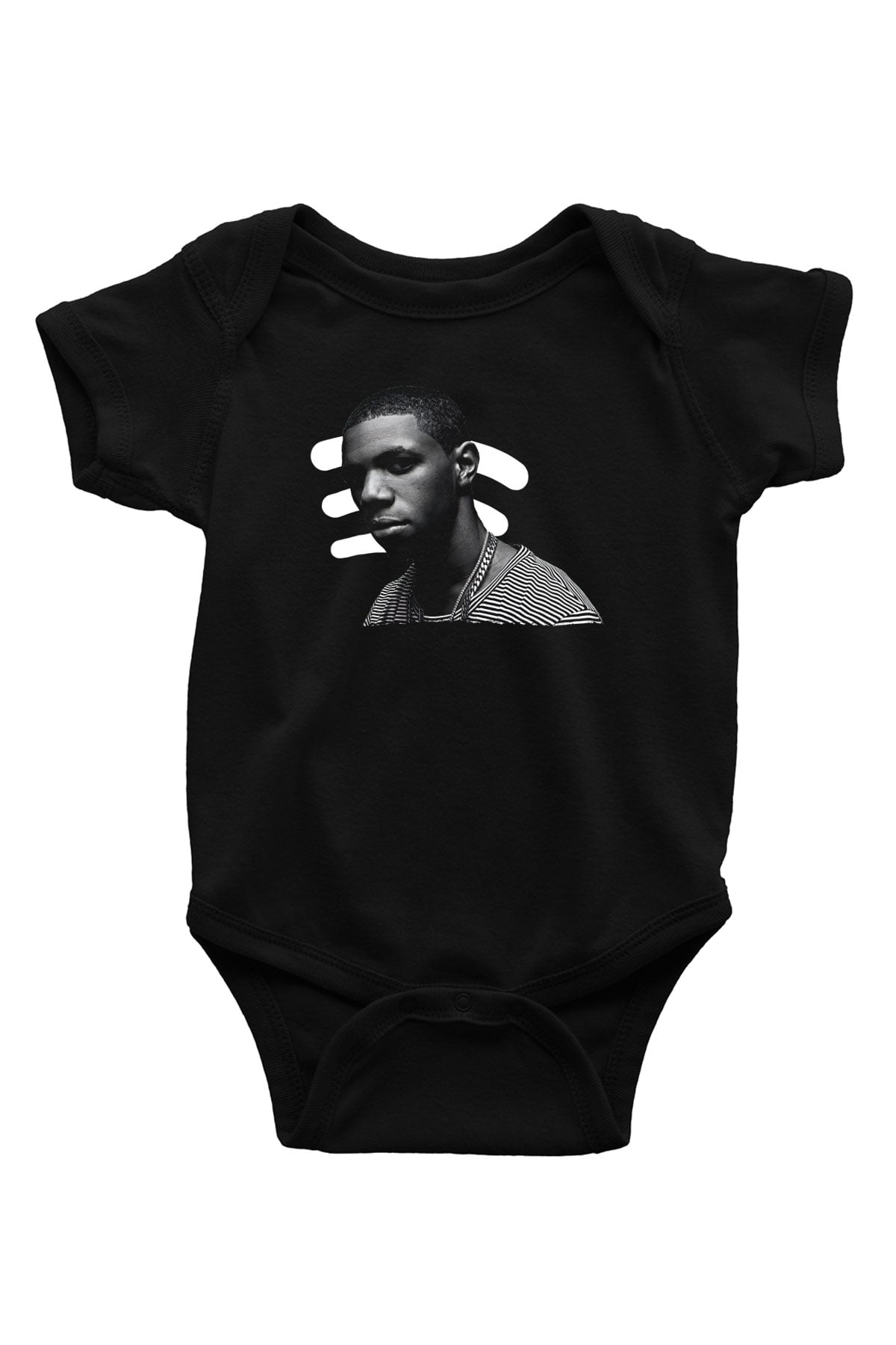 A Boosie Wit Da Hoodie Baskılı Unisex Siyah Bebek Body - Zıbın