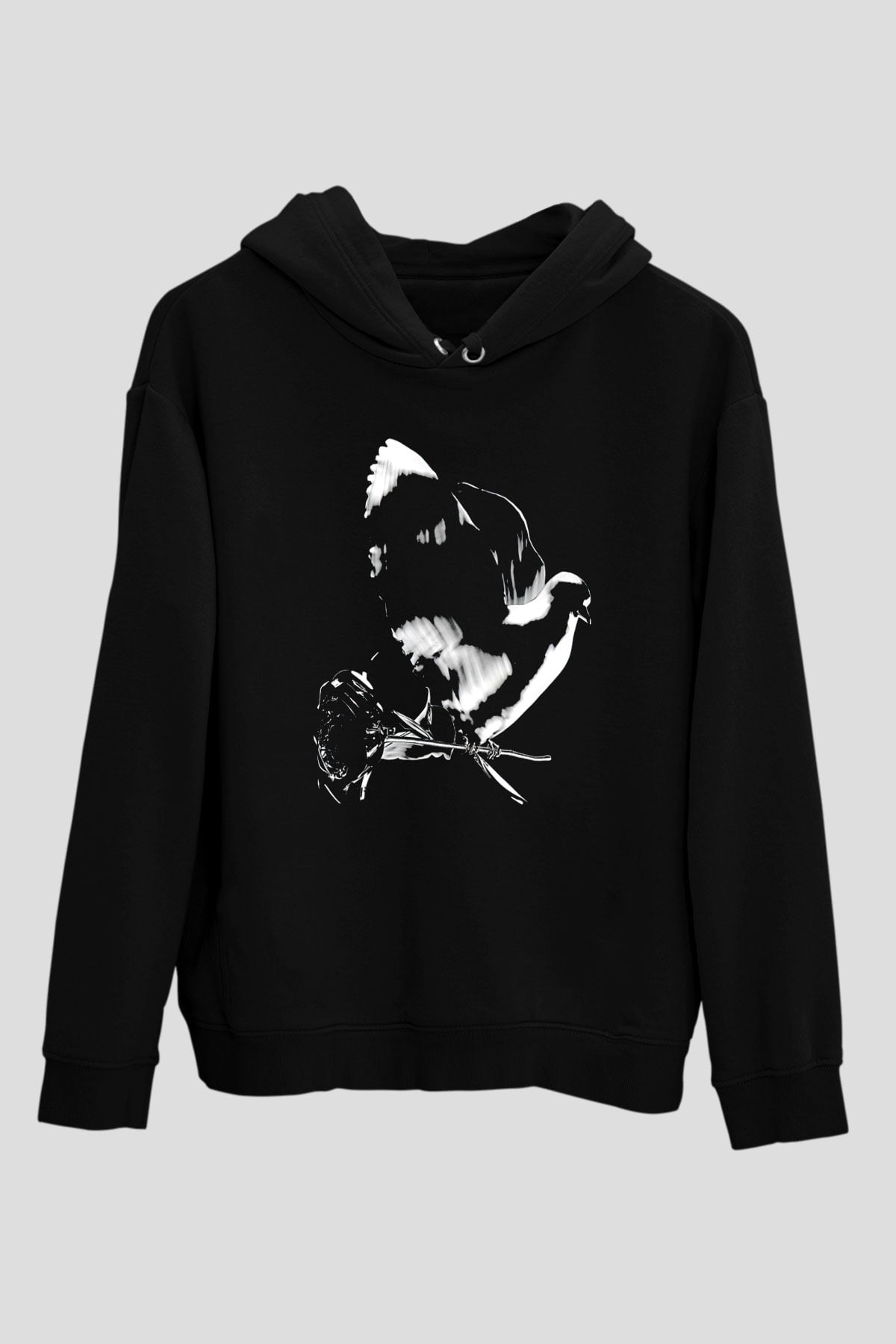 A Boosie Wit Da Hoodie Baskılı Unisex Siyah Hoodie