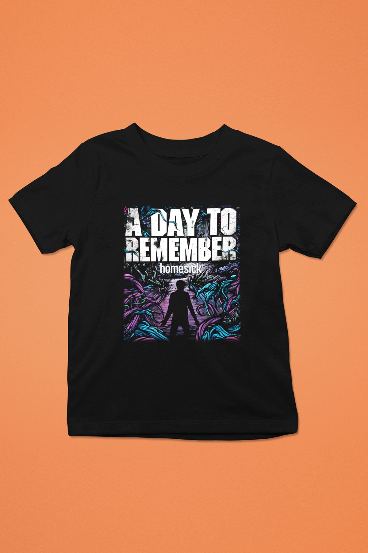 A Day To Remember Baskılı Siyah Unisex Çocuk Tişört