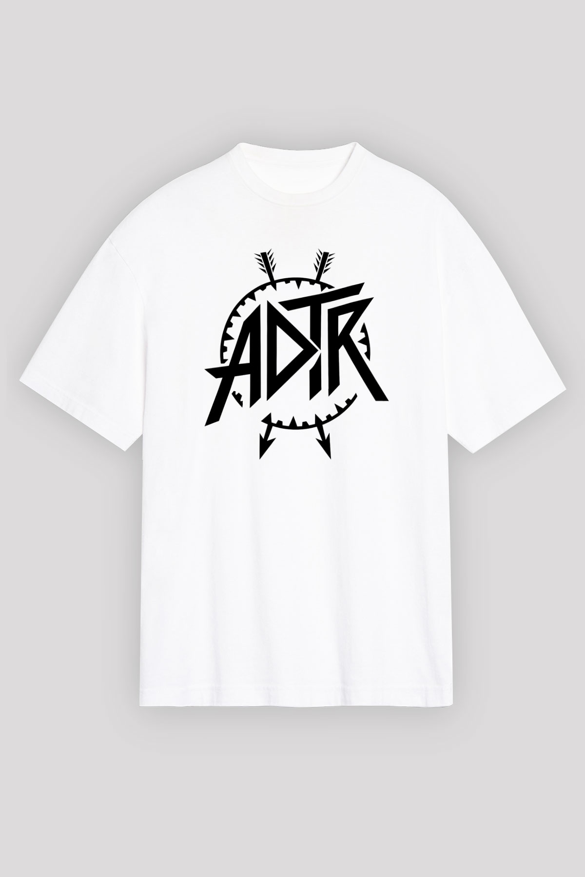 A Day to remember Baskılı Unisex Beyaz Oversize Tişört