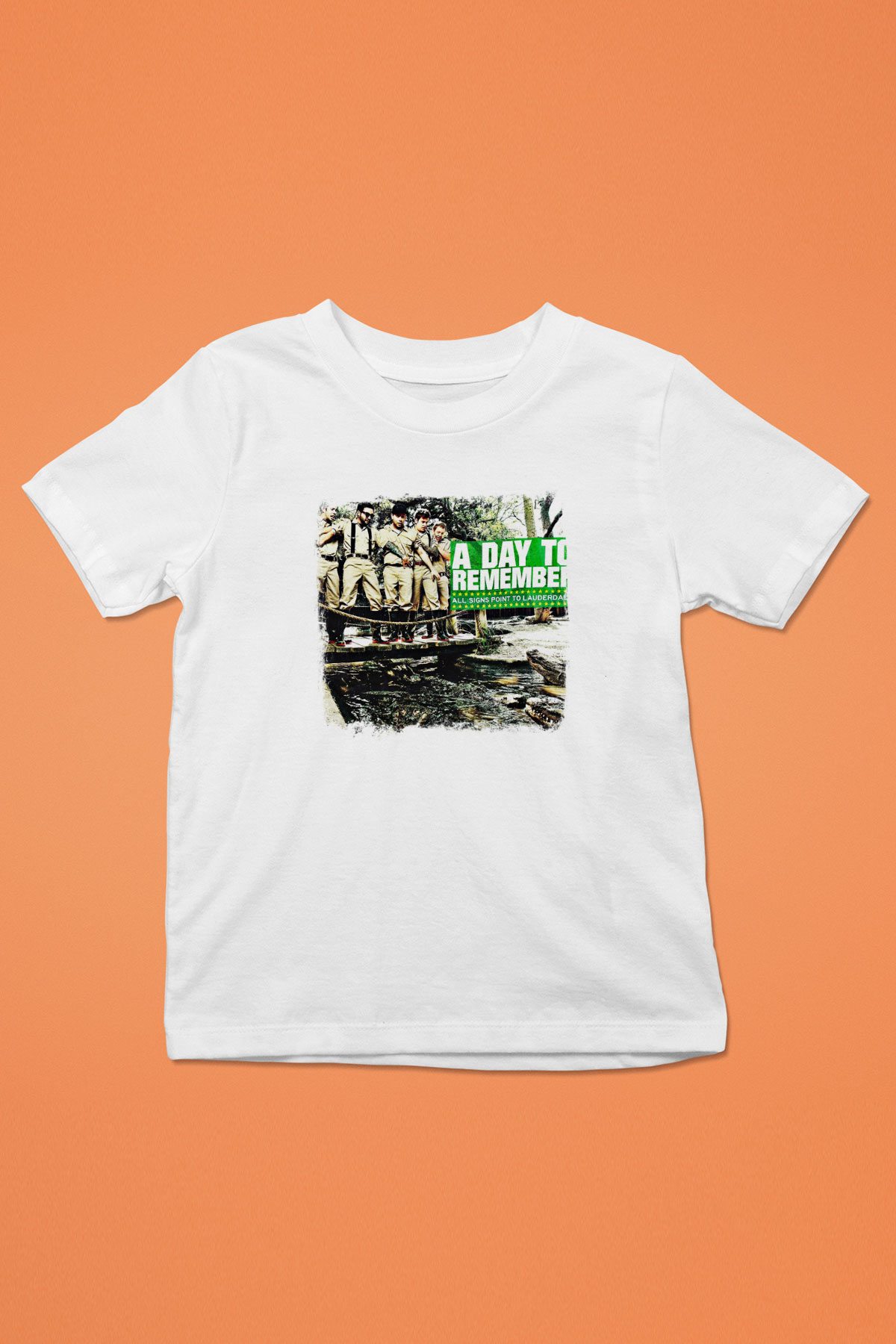 A Day to remember Baskılı Unisex Beyaz Çocuk Tişört