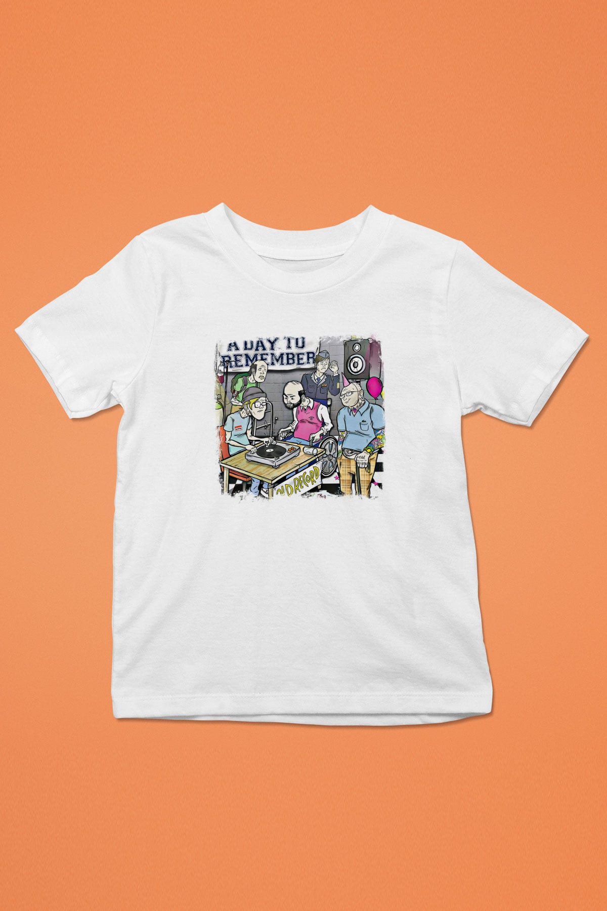 A Day to remember Baskılı Unisex Beyaz Çocuk Tişört