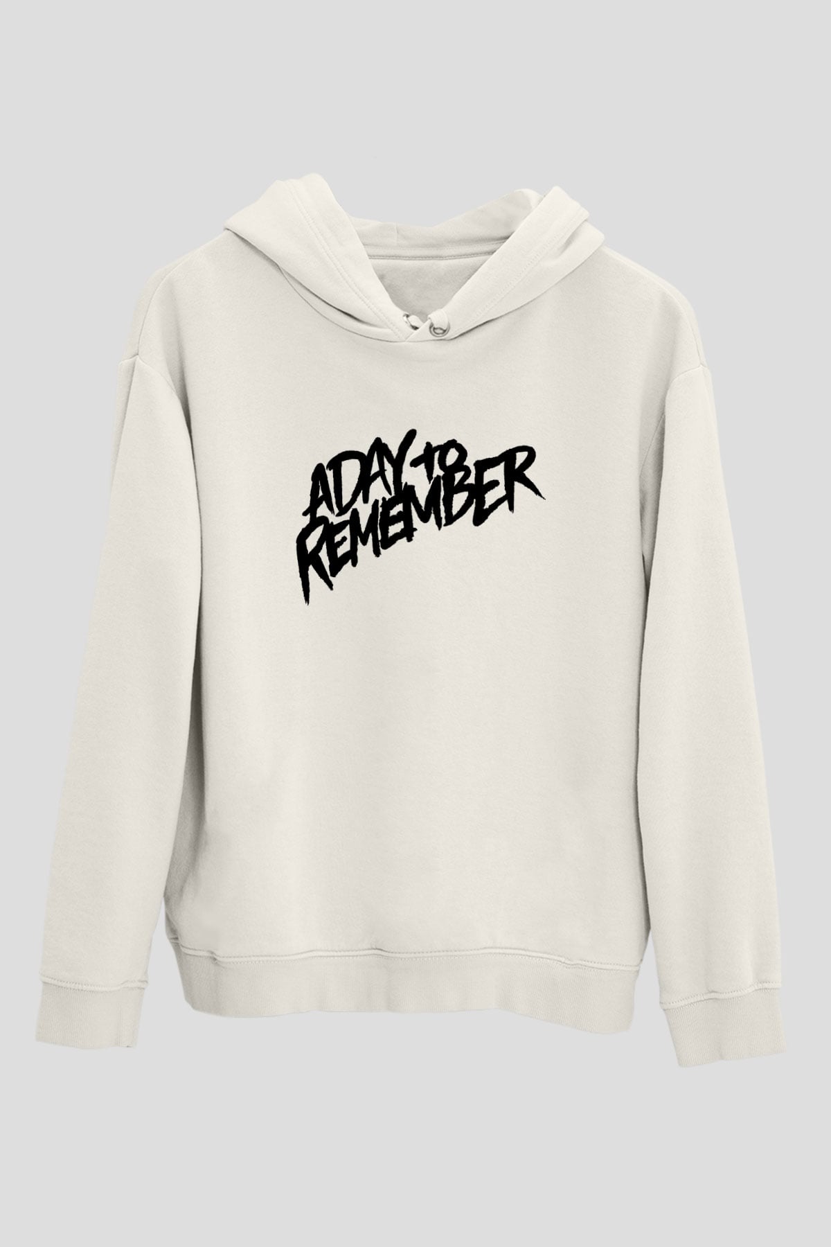 A Day to remember Baskılı Unisex Beyaz Hoodie