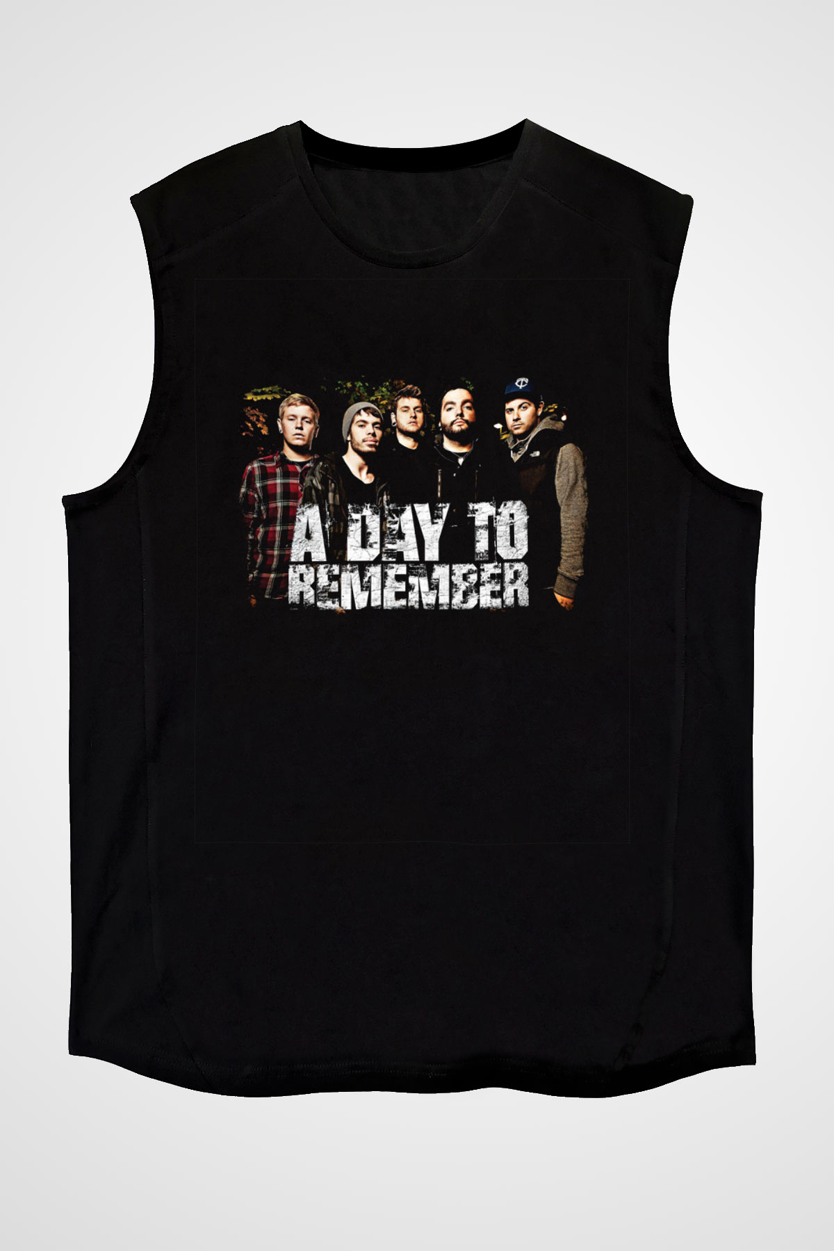 A Day to remember Baskılı Unisex Siyah Kolsuz Tişört