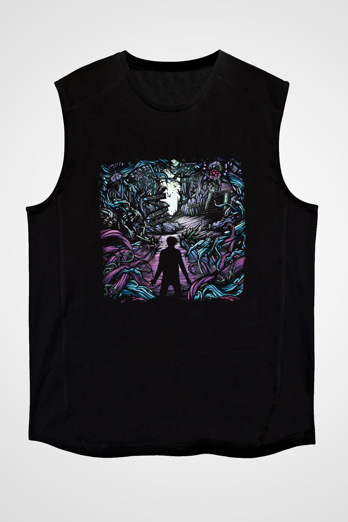A Day to remember Baskılı Unisex Siyah Kolsuz Tişört