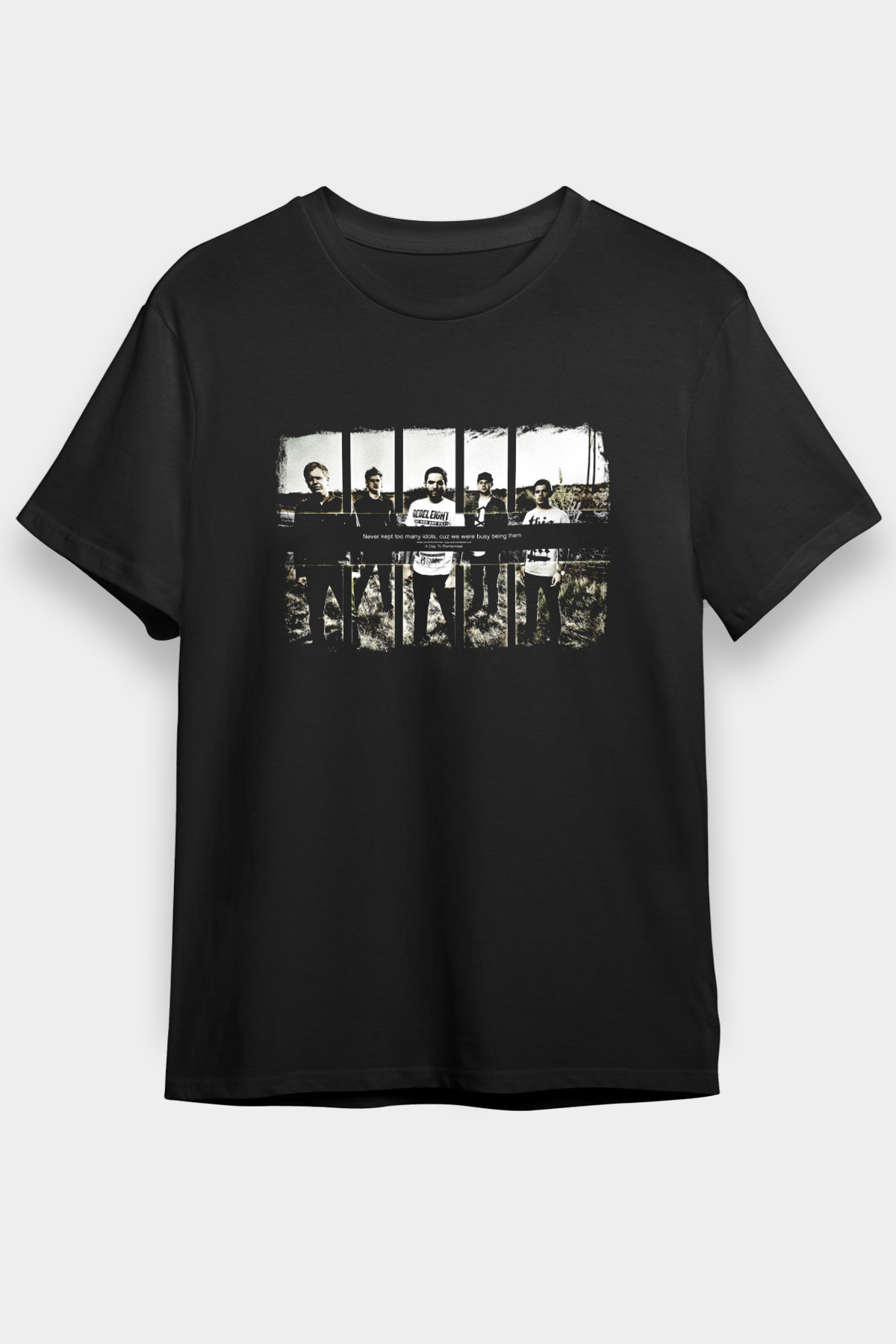 A Day to remember Baskılı Unisex Siyah Tişört