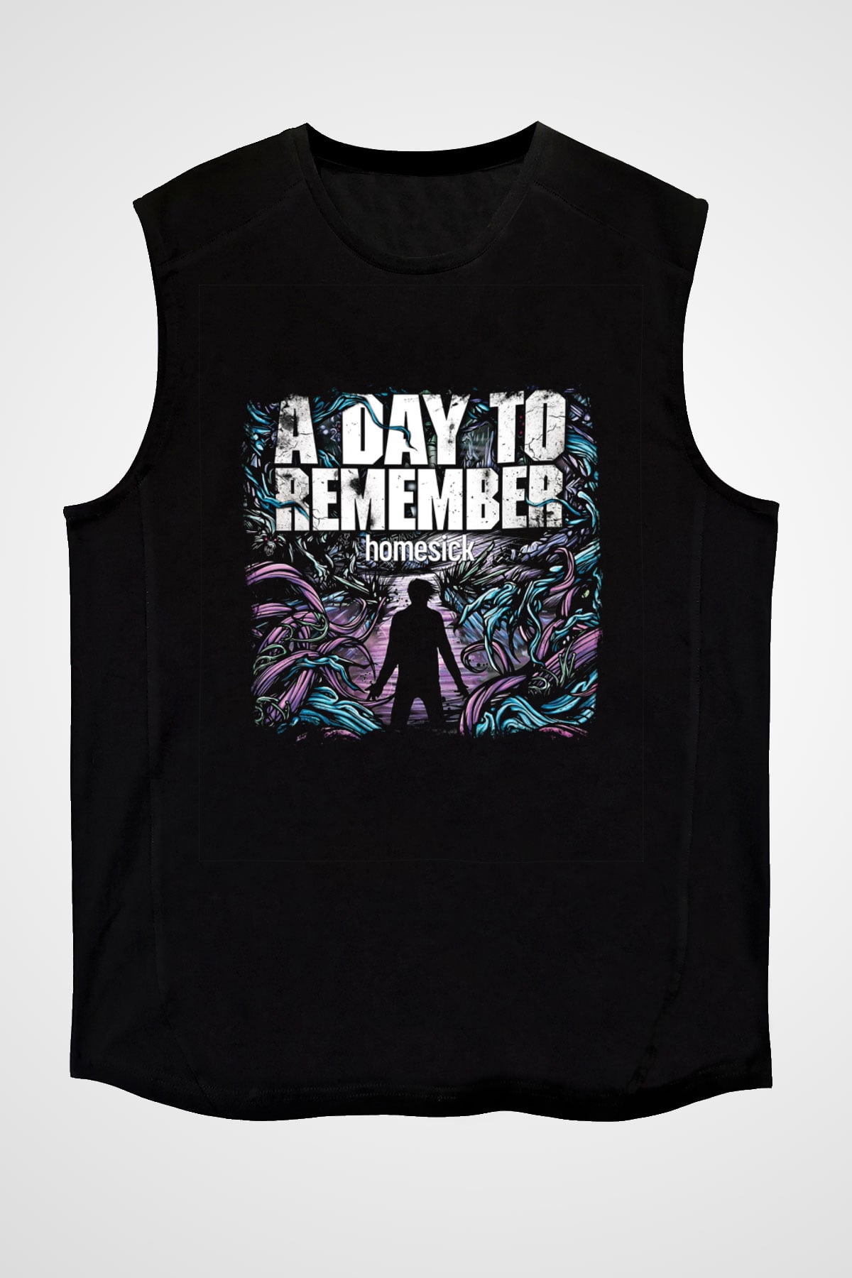 A Day to remember Baskılı Unisex Siyah Kolsuz Tişört