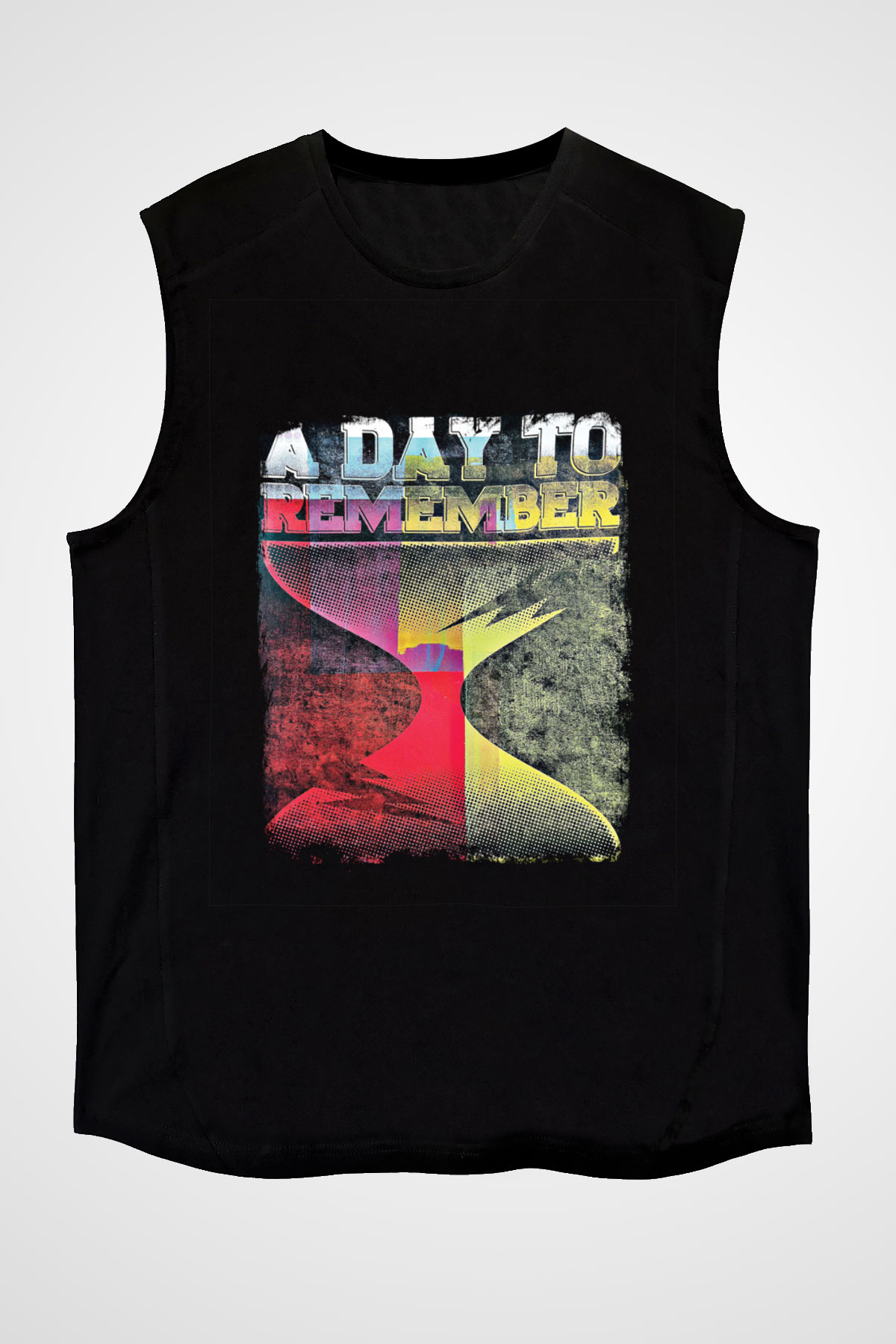 A Day to remember Baskılı Unisex Siyah Kolsuz Tişört