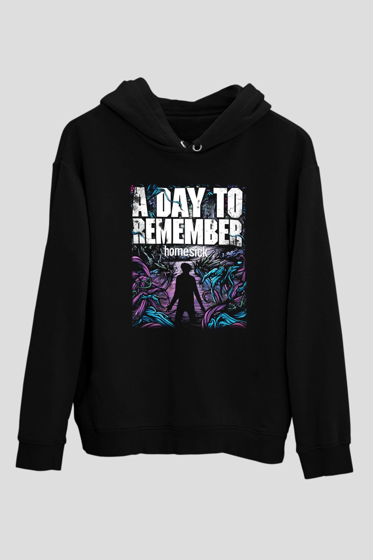 A Day To Remember Siyah Unisex Kapüşonlu Sweatshirt
