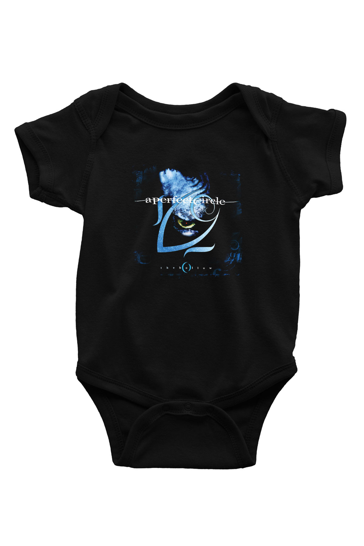 A Perfect Circle Baskılı Unisex Siyah Bebek Body - Zıbın