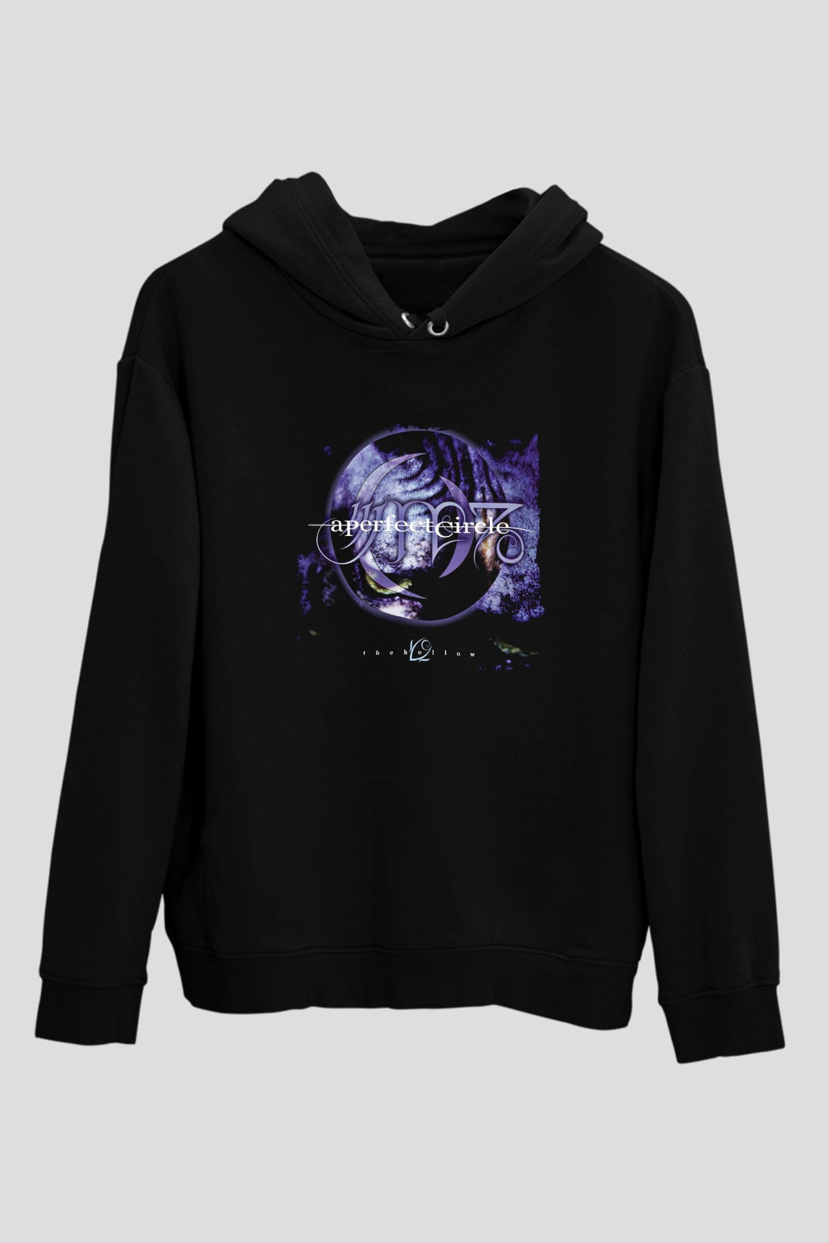 A Perfect Circle Baskılı Unisex Siyah Hoodie