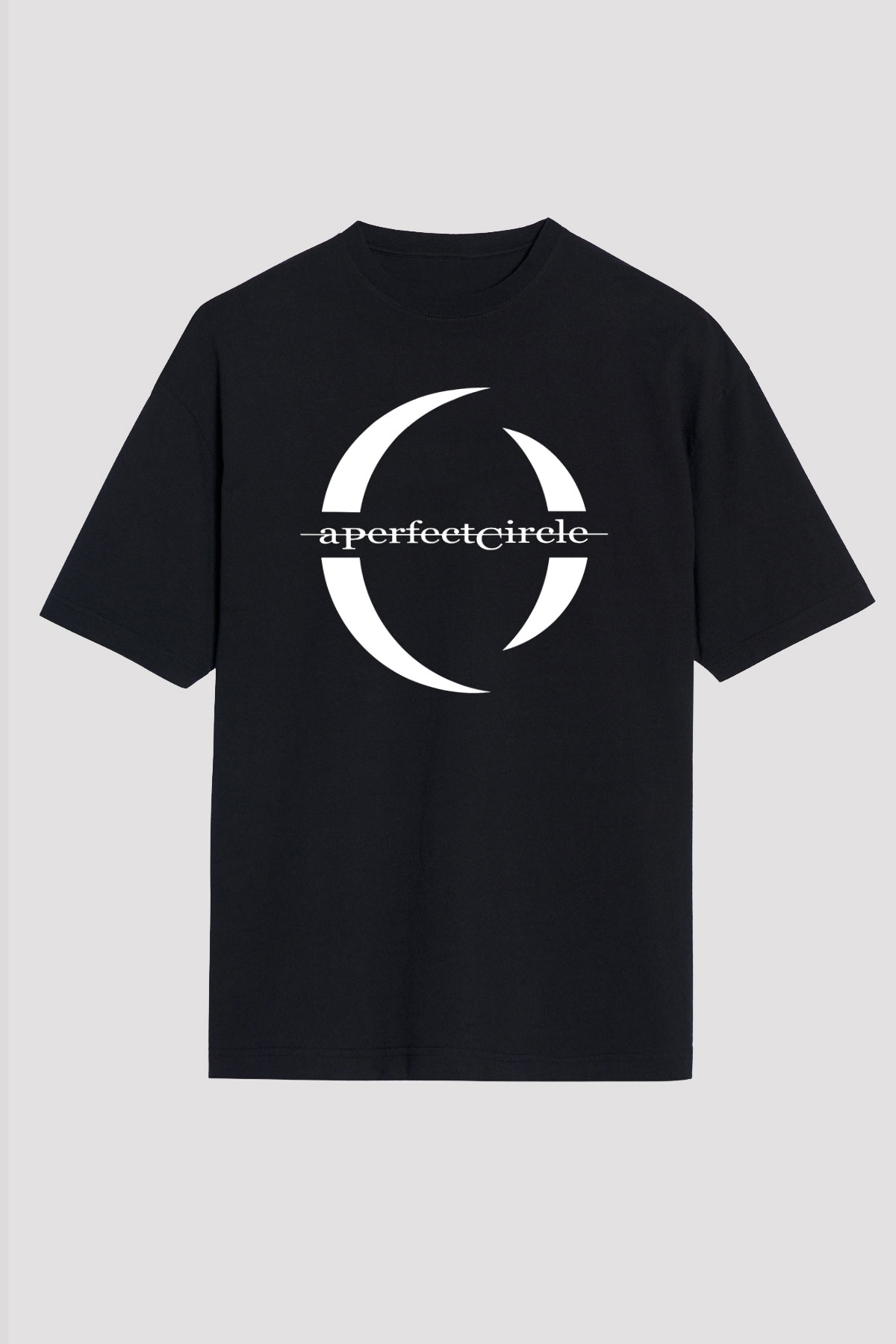 A Perfect Circle Siyah Unisex Oversize Tişört T-Shirt