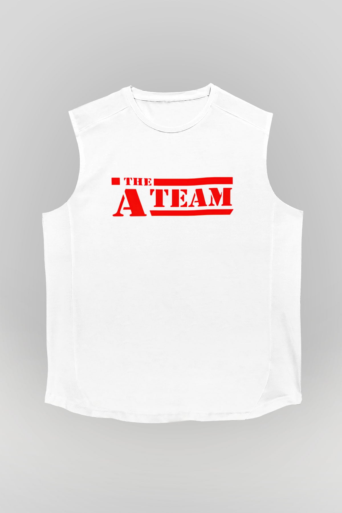 A-Team Beyaz Unisex Kolsuz Tişört
