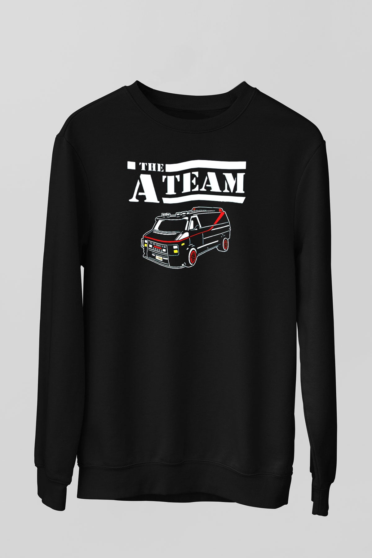 A-Team Siyah Unisex Sweatshirt