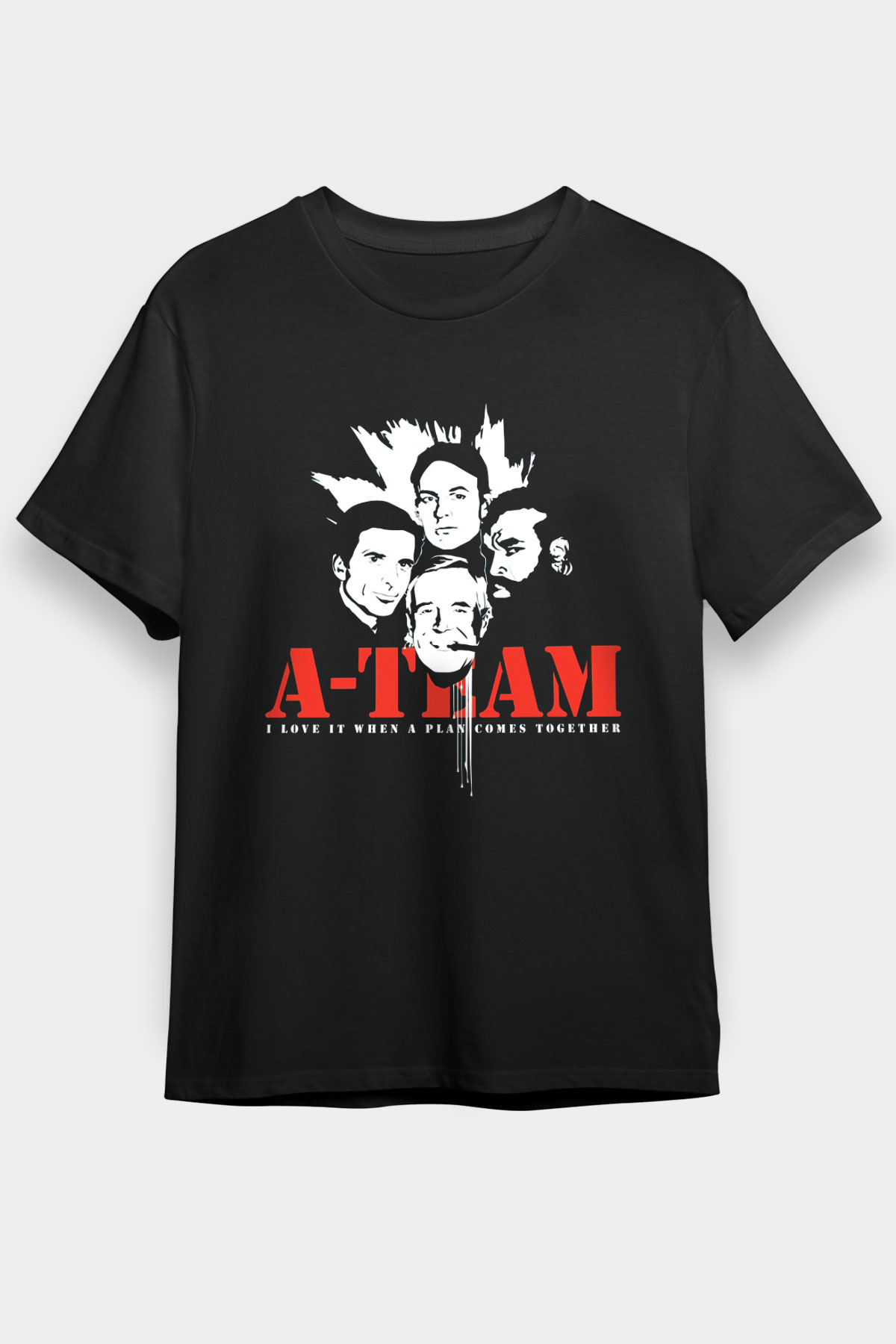 A-Team Siyah Unisex Tee - STREETWEAR