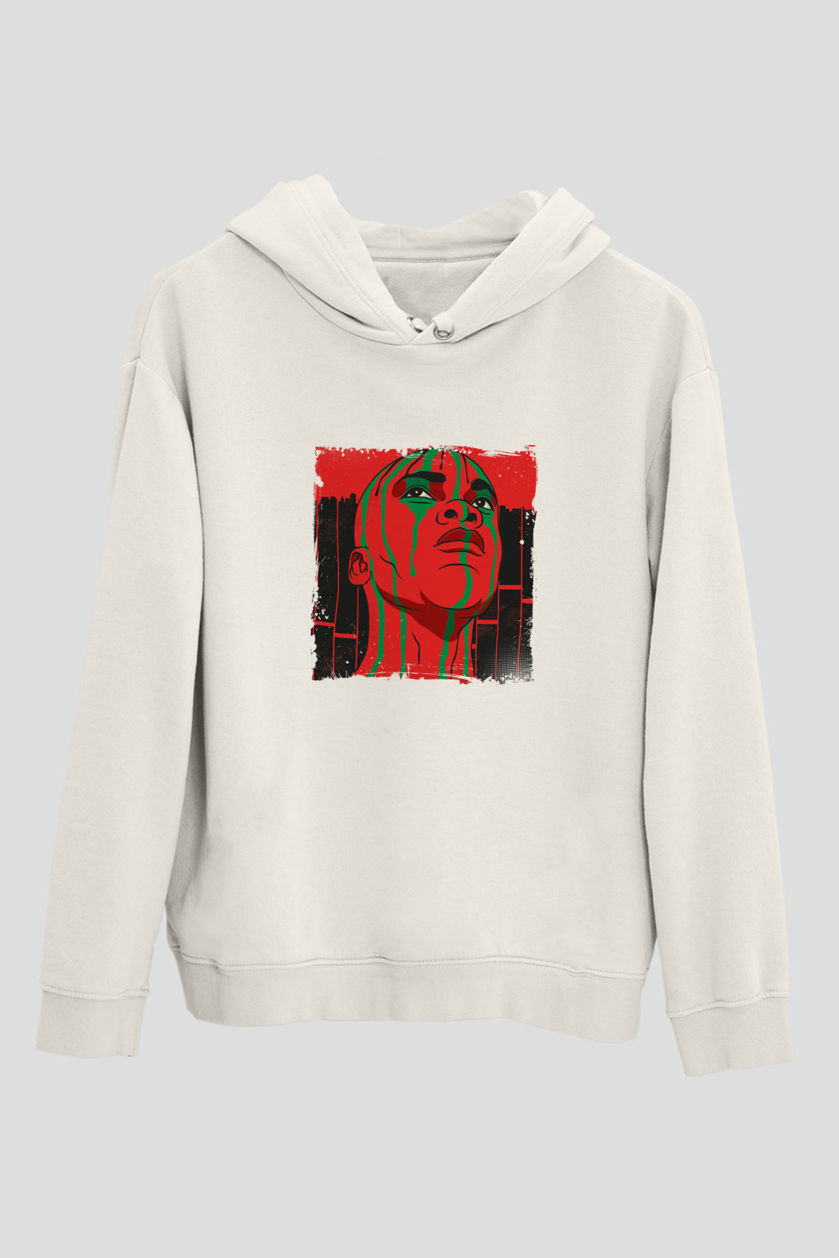 A Tribe Called Quest Baskılı Unisex Beyaz Hoodie