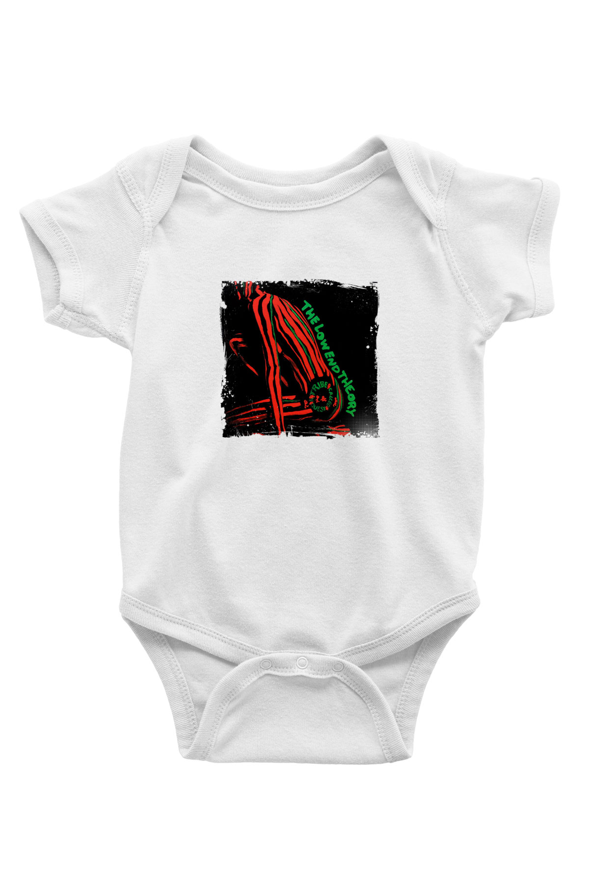 A Tribe Called Quest Baskılı Unisex Beyaz Bebek Body - Zıbın