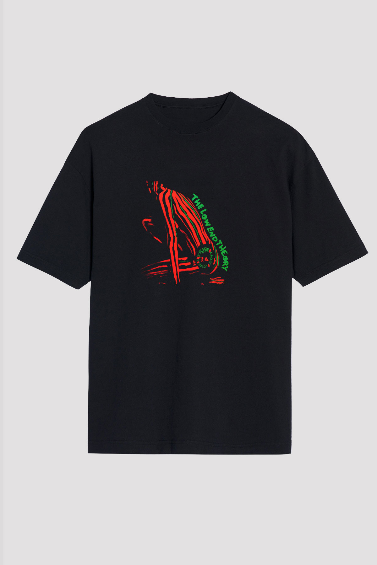 A Tribe Called Quest Baskılı Unisex Oversize Siyah Tişört