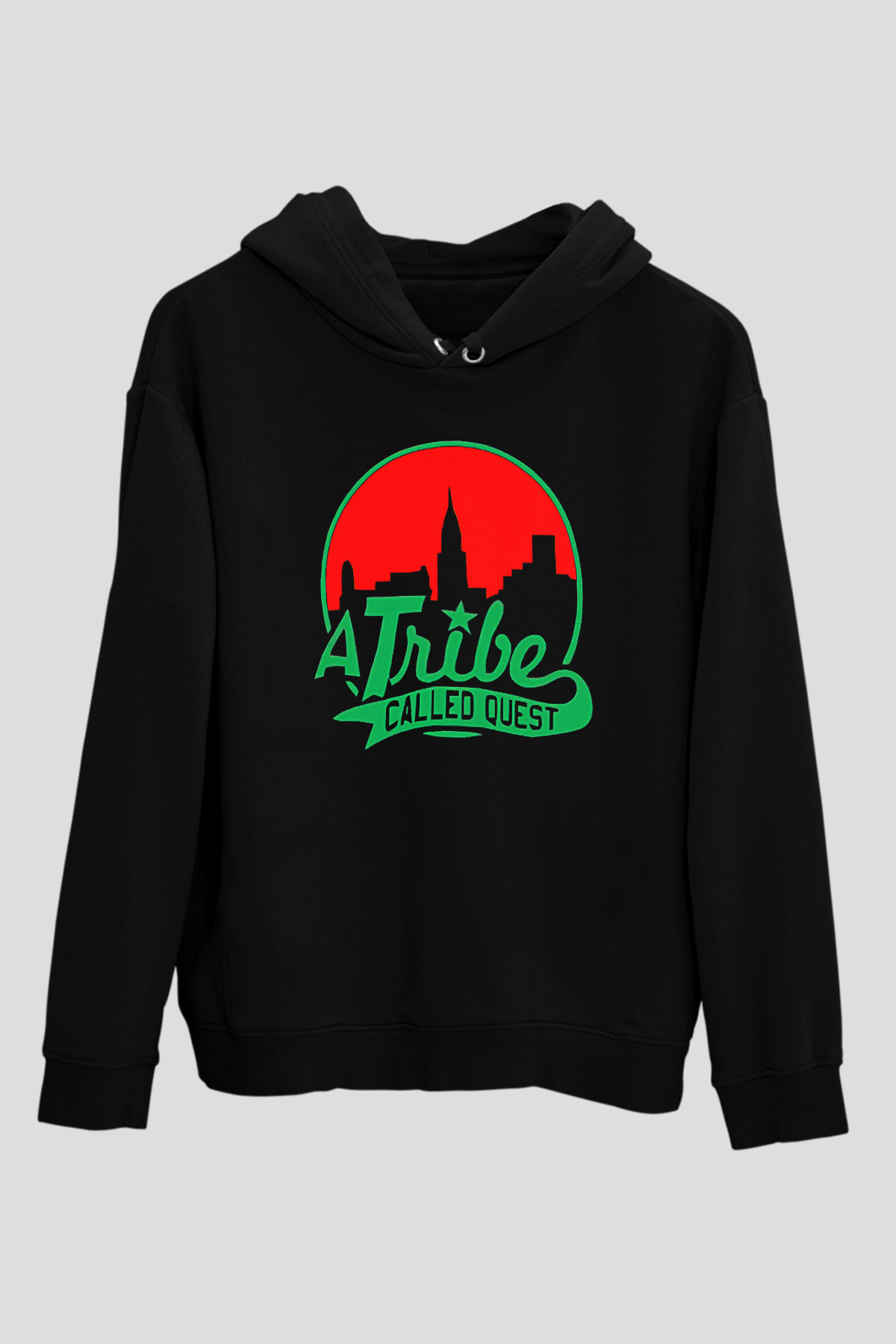 A Tribe Called Quest Baskılı Unisex Siyah Hoodie