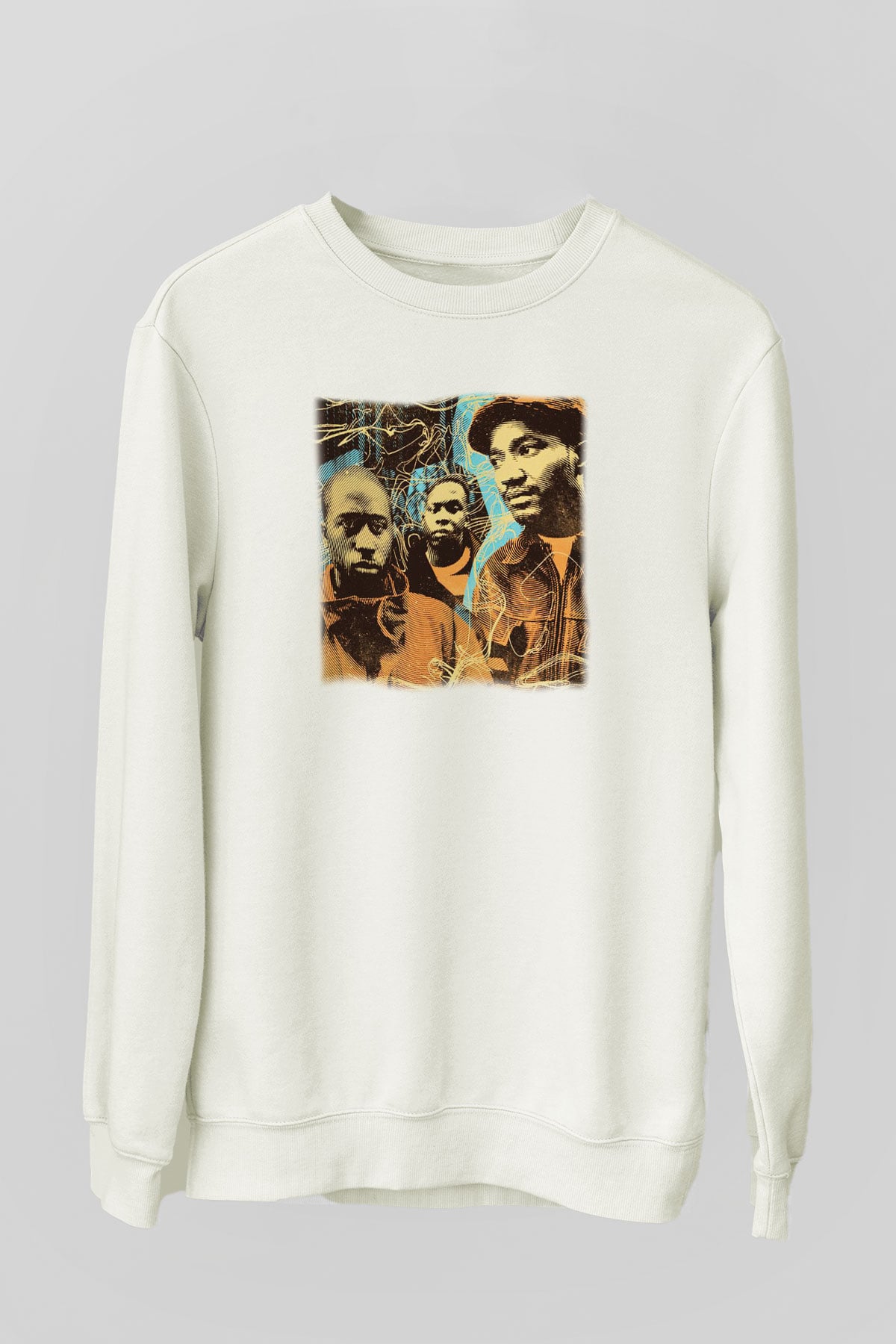 A Tribe Called Quest Beyaz Unisex Sweatshirt