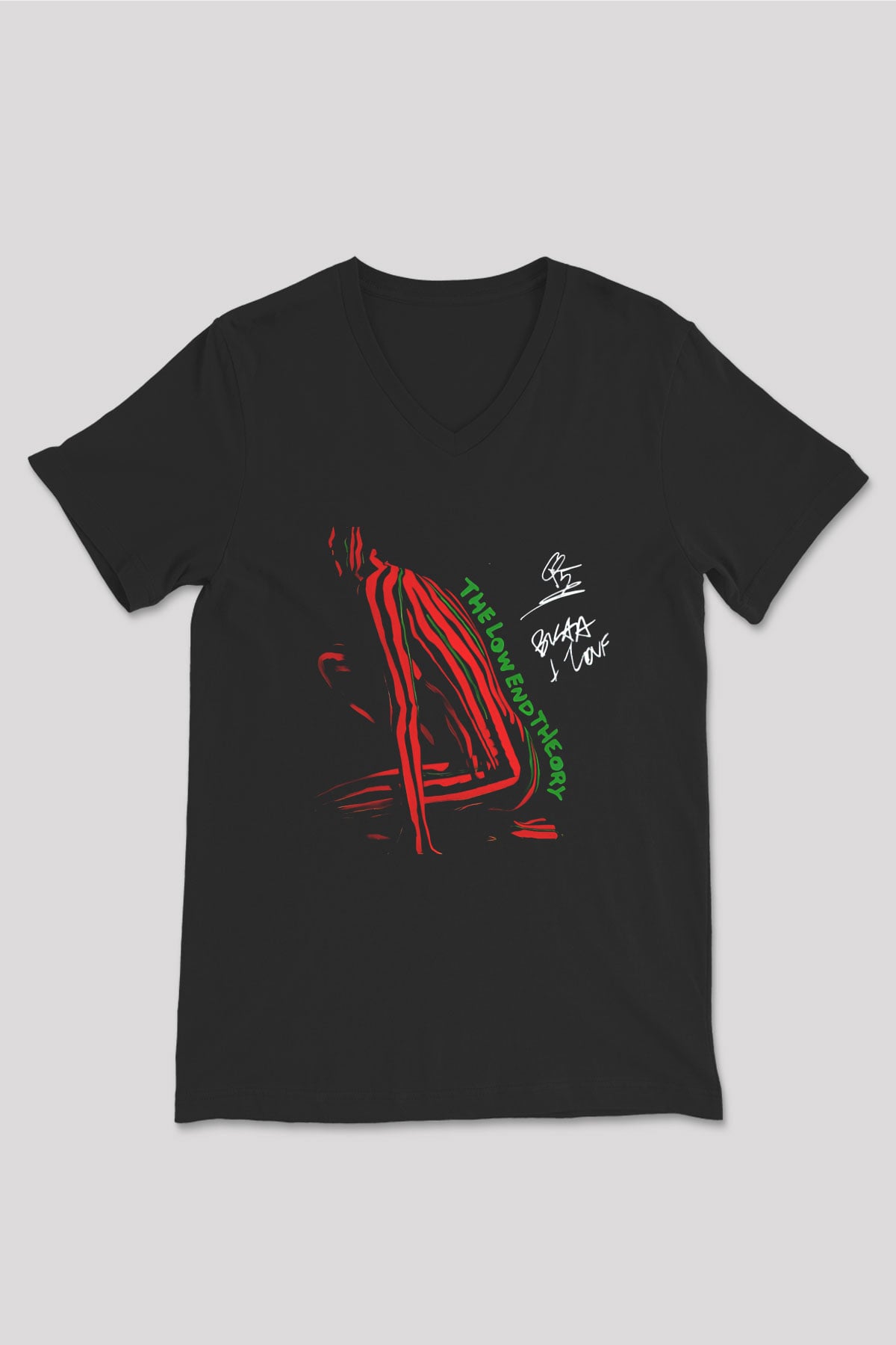 A Tribe Called Quest Siyah Unisex V Yaka Tişört