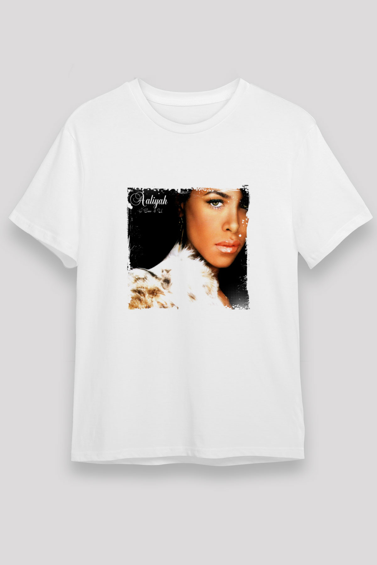 Aaliyah Unisex White Graphic Tee - STREETWEAR