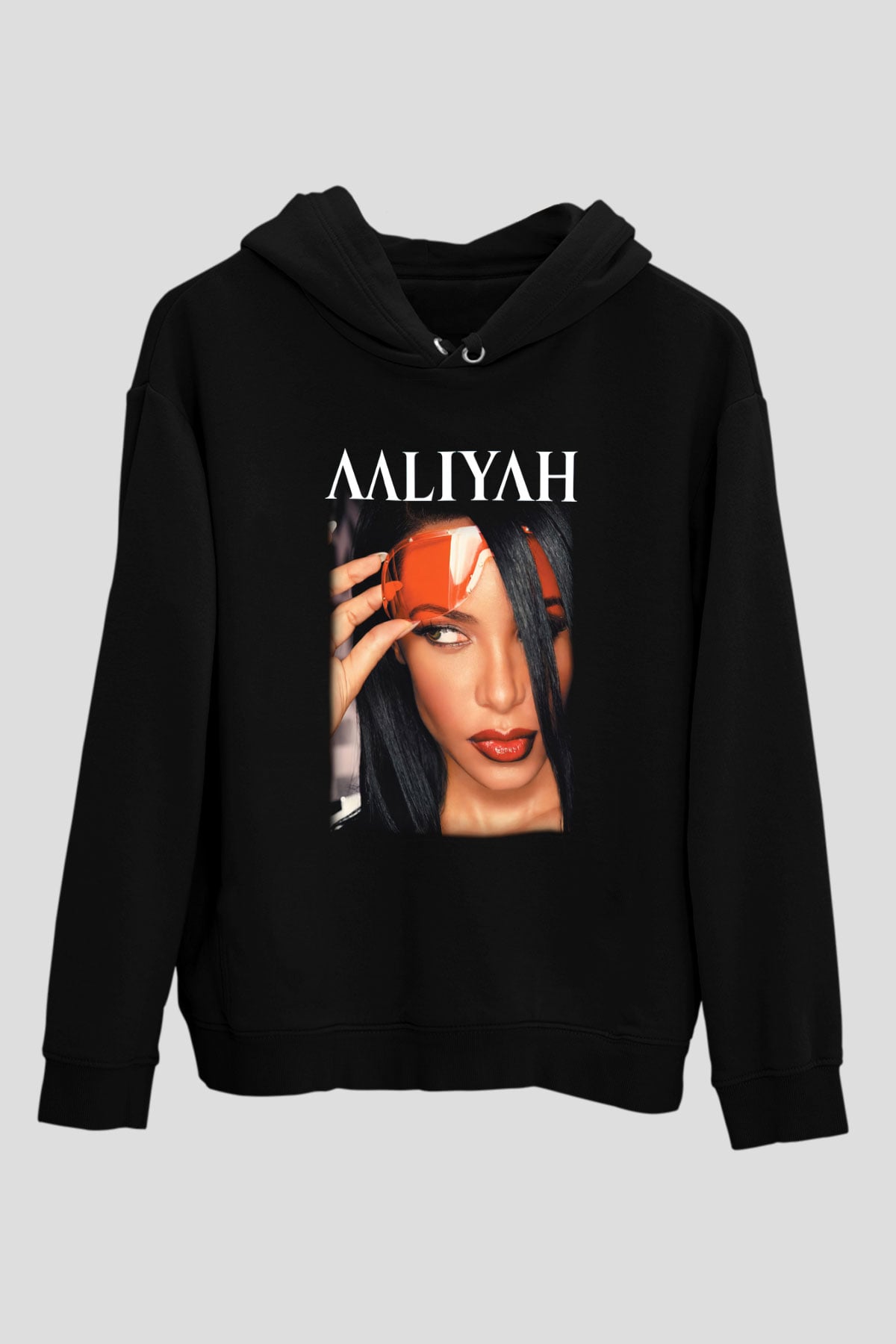 Aaliyah Siyah Unisex Hoodie