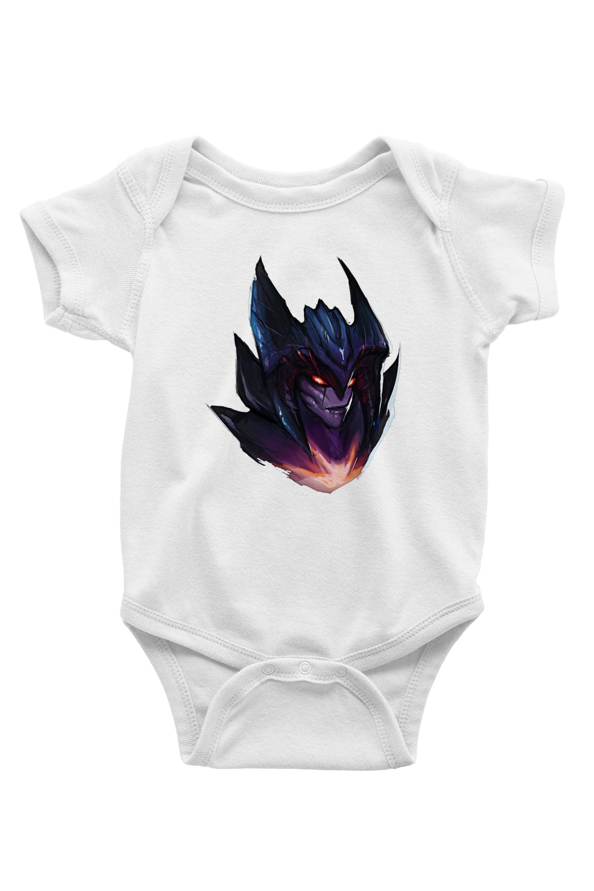Aatrox James Baskılı Beyaz Unisex Bebek Body - Zıbın