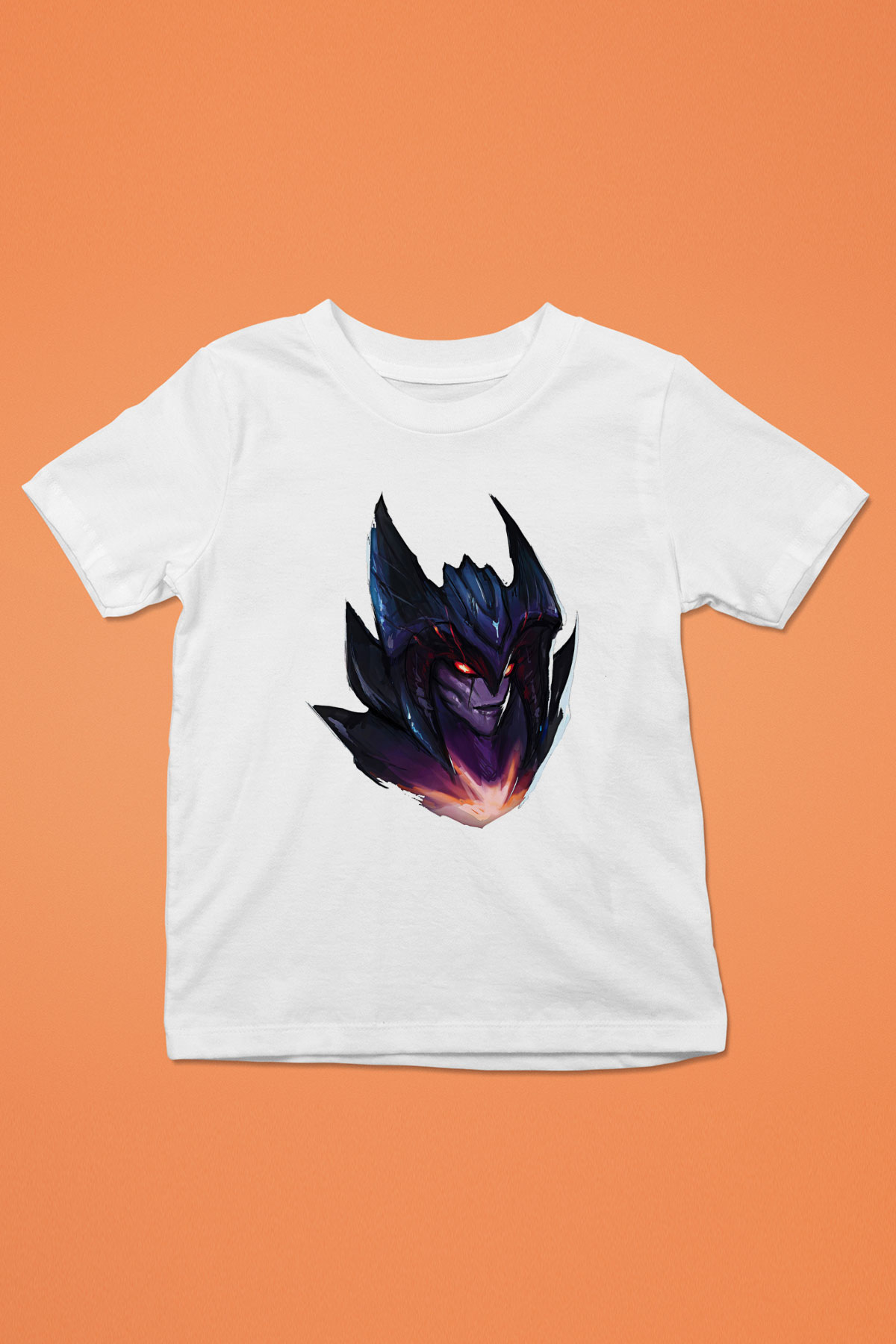 Aatrox James Baskılı Beyaz Unisex Beyaz Çocuk Tişört - Tshirt