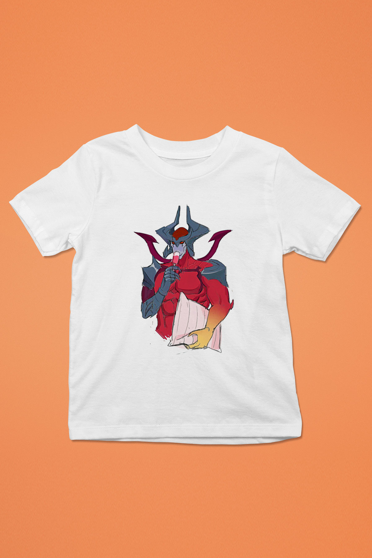 Aatrox James Baskılı Beyaz Unisex Beyaz Çocuk Tişört - Tshirt