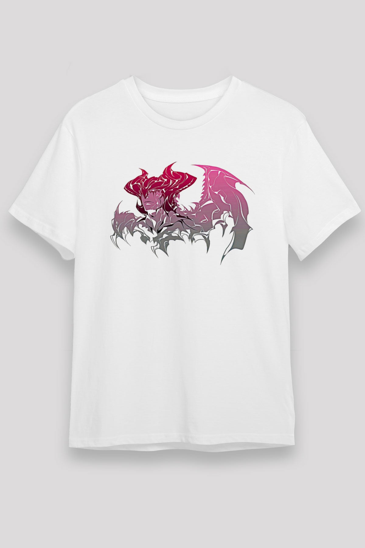 Aatrox James Baskılı Unisex Beyaz Tişört - Tshirt