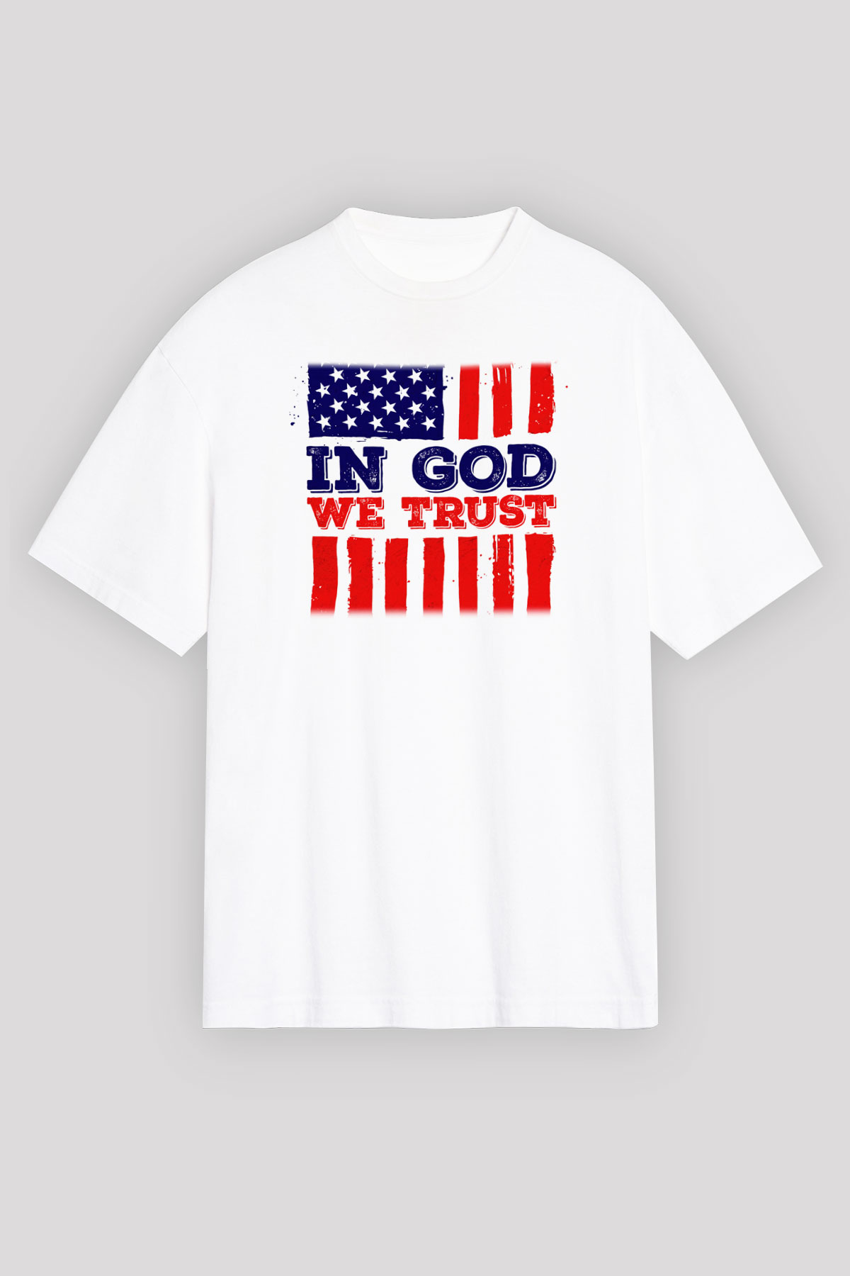 ABD Beyaz Unisex Oversize Tişört T-Shirt