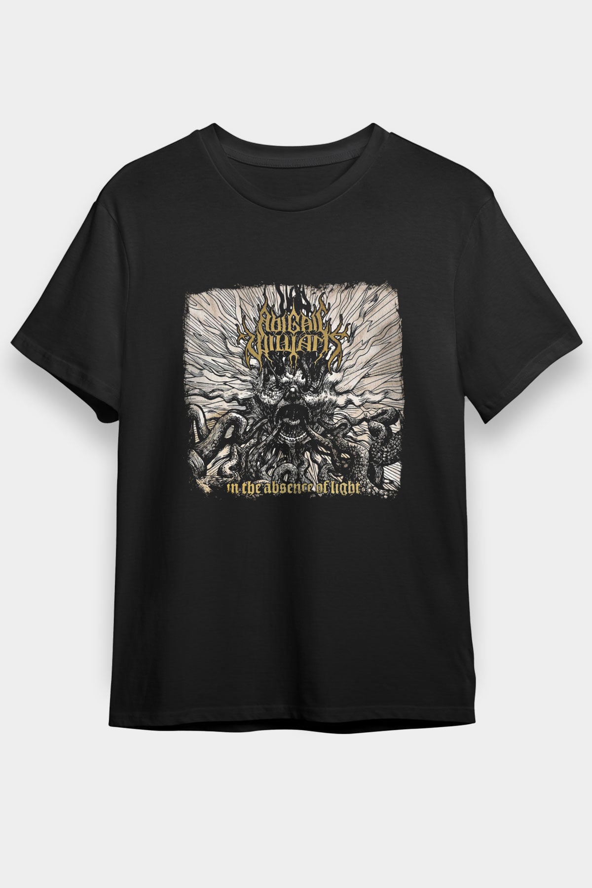 Abigail Williams Baskılı Unisex Siyah Tişört