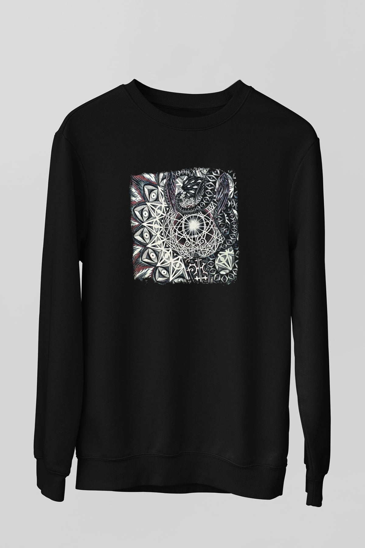 Abigail Williams Baskılı Unisex Siyah Sweatshirt