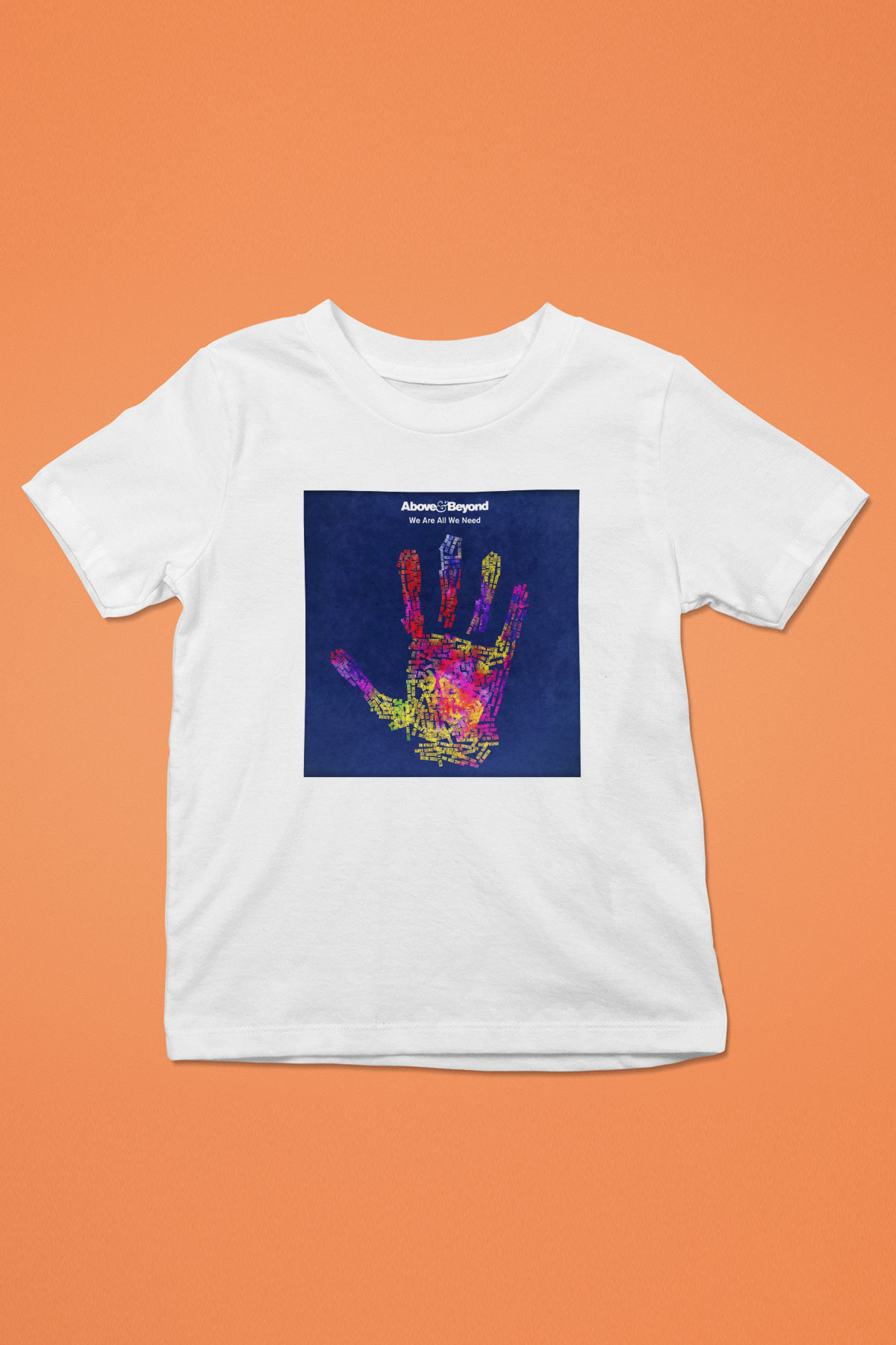 Above and Beyond Baskılı Beyaz Unisex Çocuk Tişört