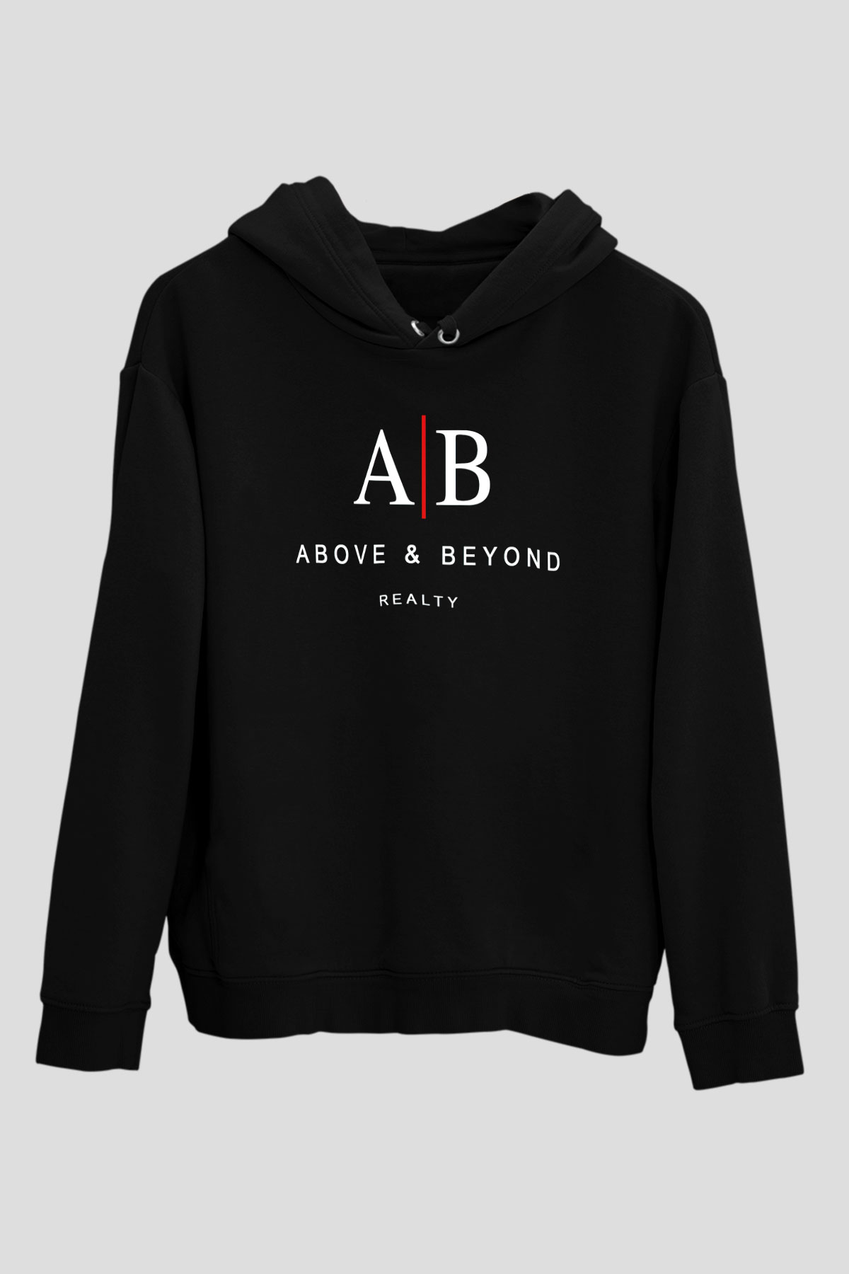 Above and Beyond Siyah Unisex Hoodie