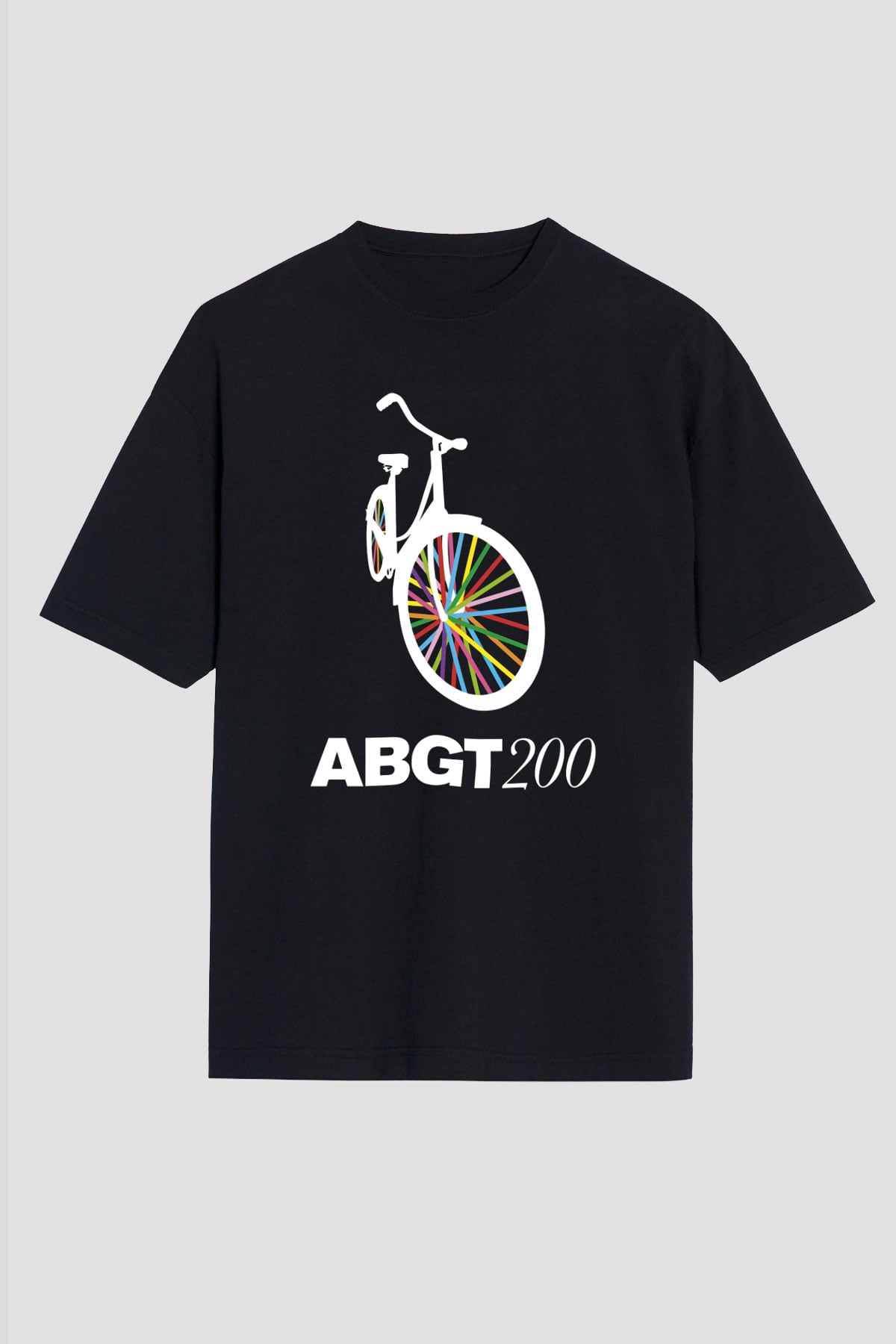 Above and Beyond Siyah Unisex Oversize Tişört T-Shirt