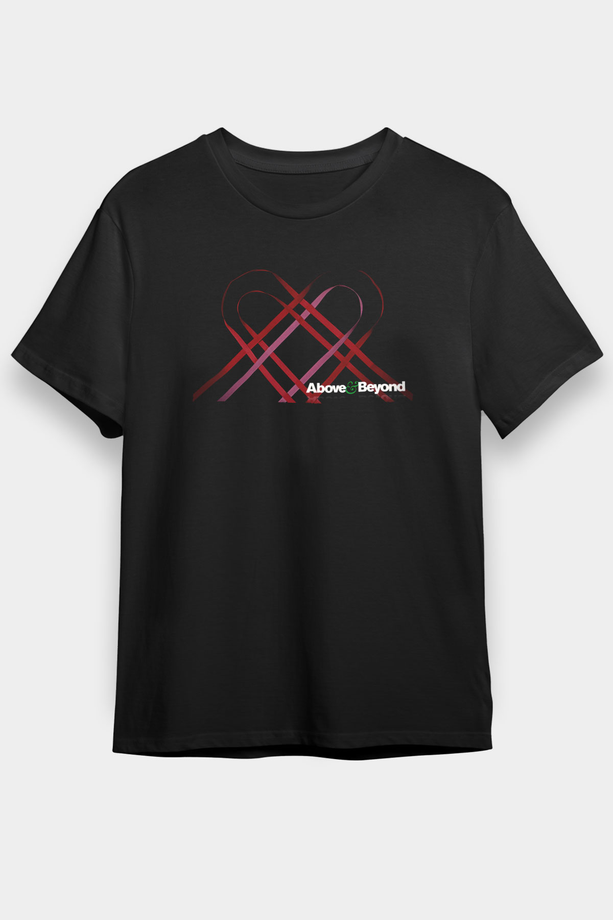 Above and Beyond Siyah Unisex Tişört T-Shirt - TişörtFabrikası