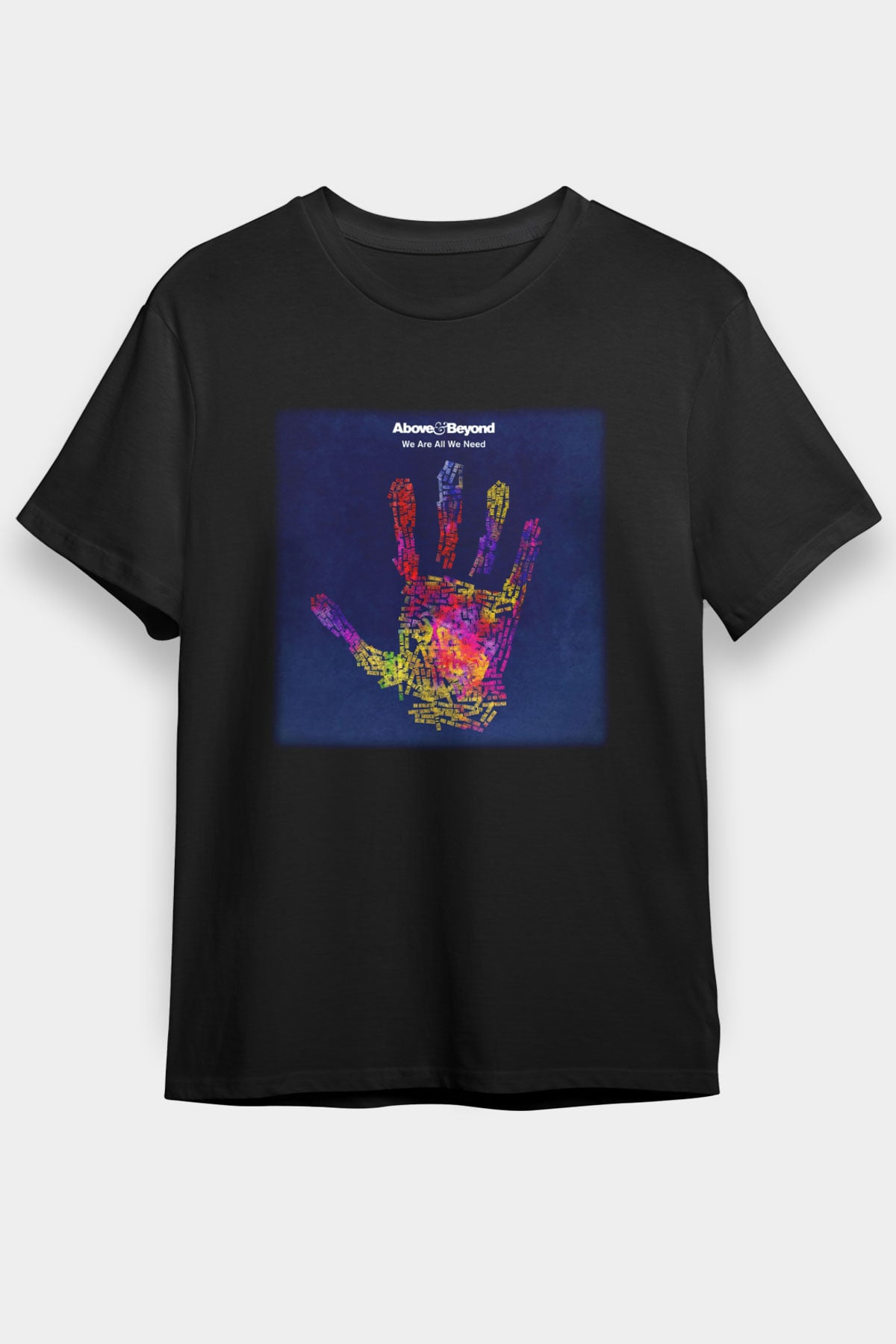 Above and Beyond Siyah Unisex Tişört T-Shirt - TişörtFabrikası