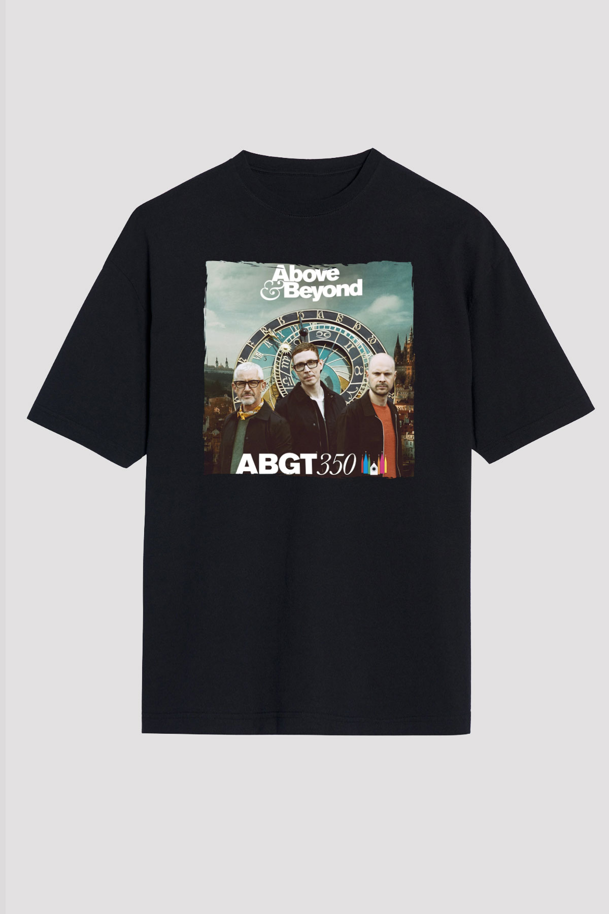 Above and Beyond Siyah Unisex Tişört T-Shirt - TişörtFabrikası