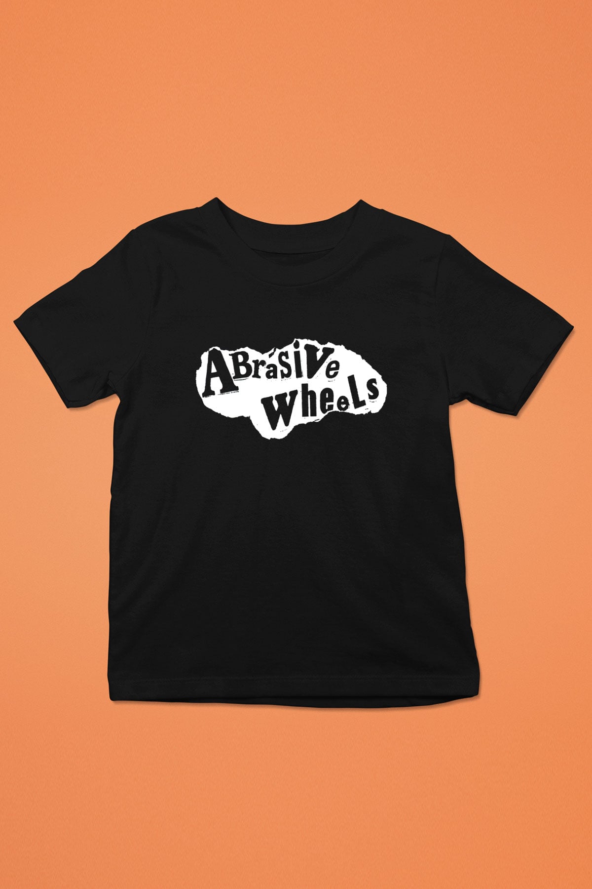 Abrasive Wheels Baskılı Unisex Siyah Çocuk Tişört - Tshirt