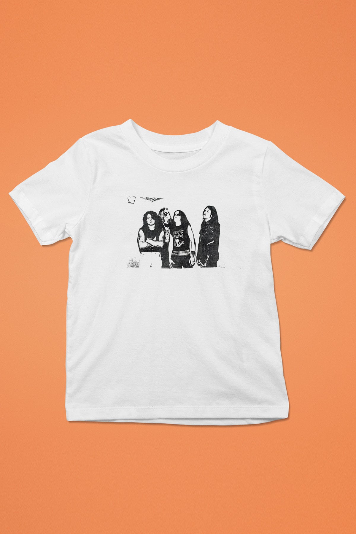 Abruptum Baskılı Beyaz Unisex Beyaz Çocuk Tişört - Tshirt