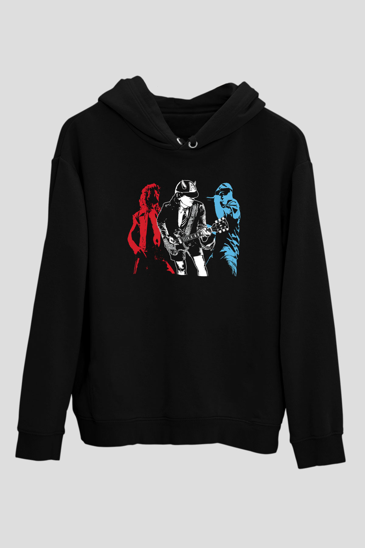 AC DC Angus Young Siyah Unisex Hoodie